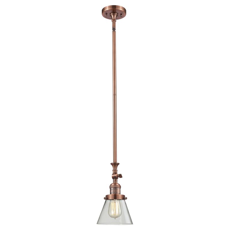 Bruno Marashlian Small Cone 6 Inch Mini Pendant by Innovations Lighting