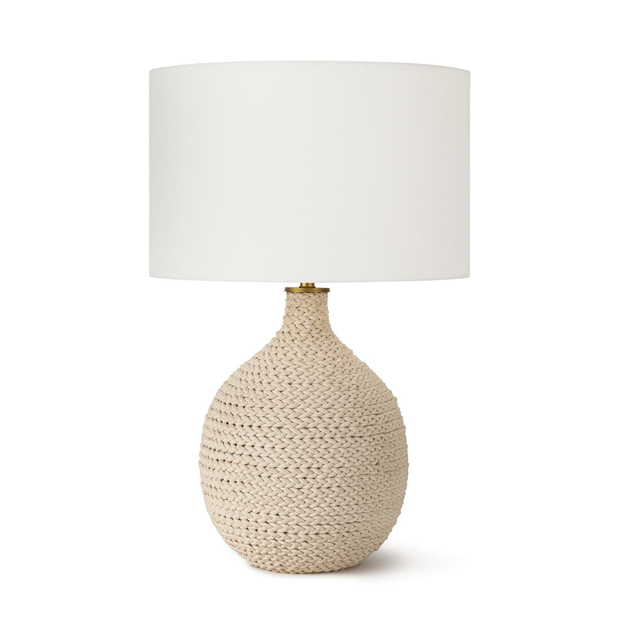 Shown in Natural finish and Linen shade