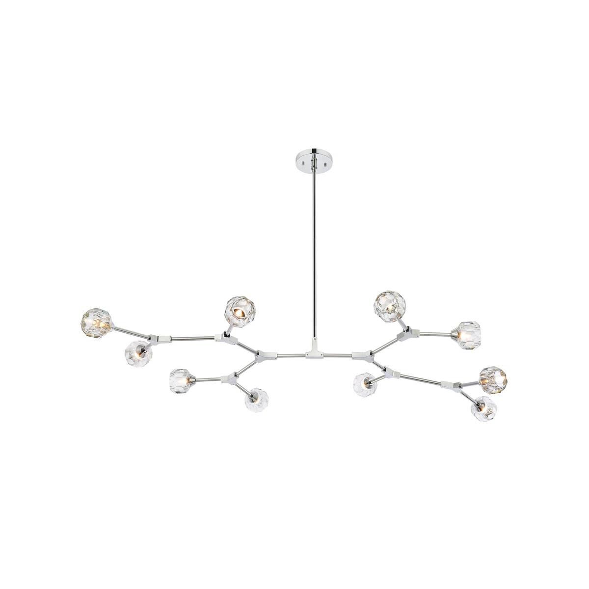 Zayne 56 Inch LED Large Pendant by Elegant Lighting