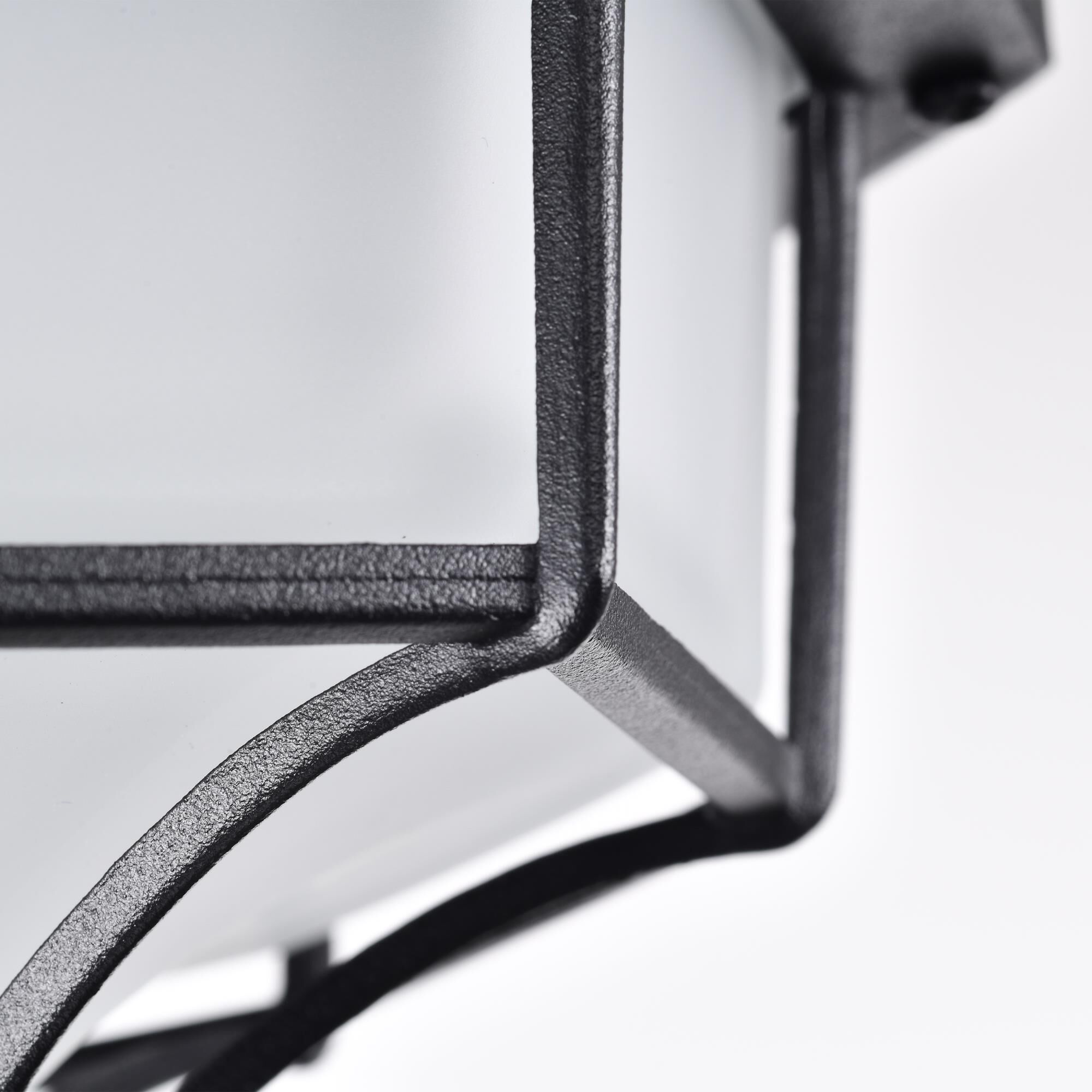 Shown in Black finish and Frosted glass