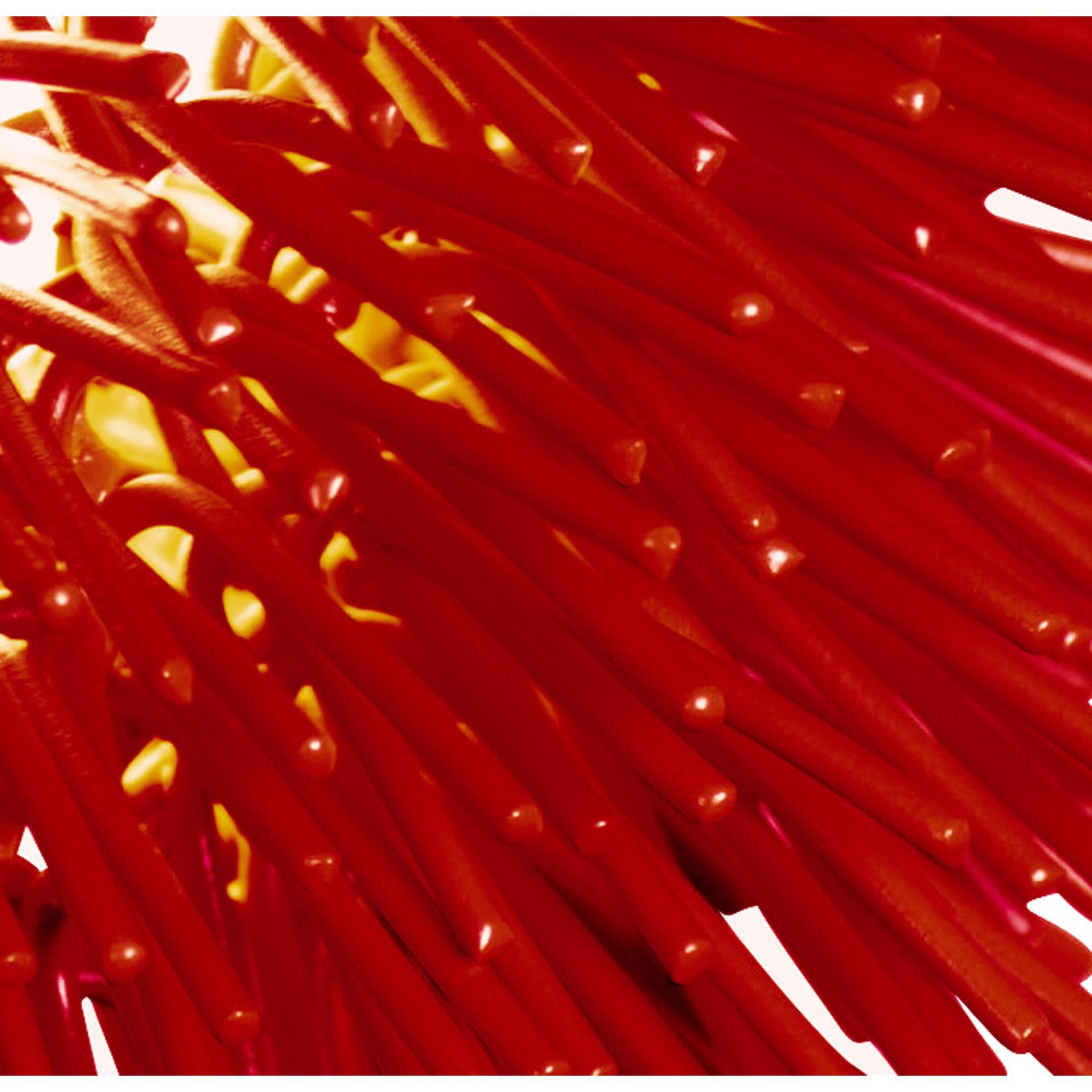 Shown in Super Red finish and Recycled Steel shade