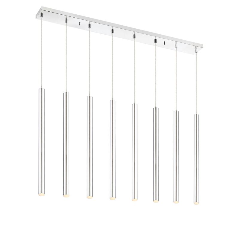 Forest 44 Inch 8 Light LED Linear Suspension Light by Z-Lite