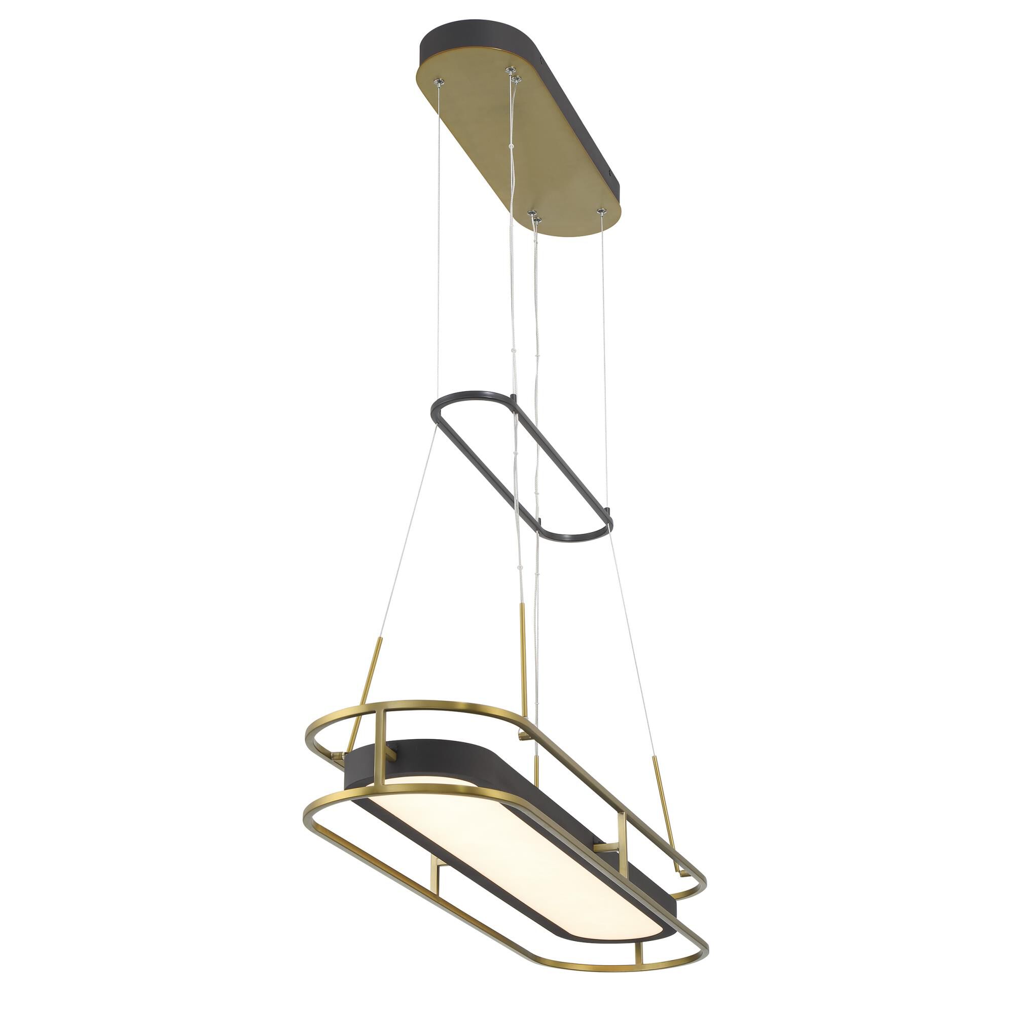 Shown in Soft Brass And Sand Coal finish and White glass and Faux Alabaster shade