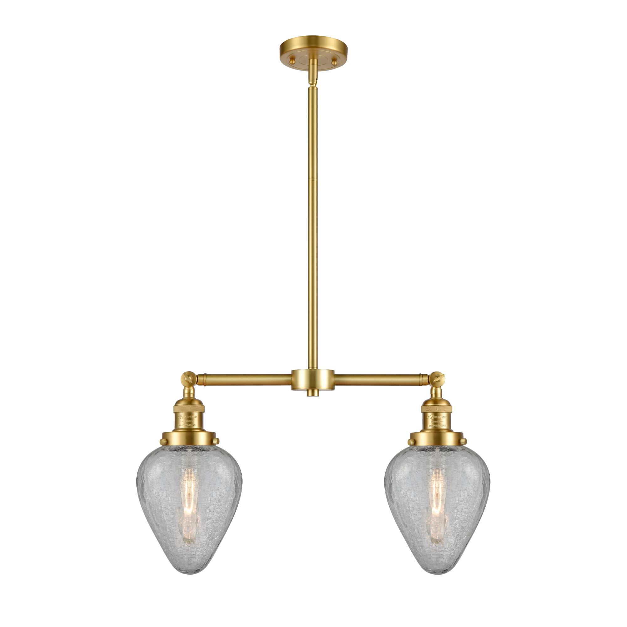 Bruno Marashlian Geneseo 21 Inch 2 Light LED Mini Chandelier by Innovations Lighting