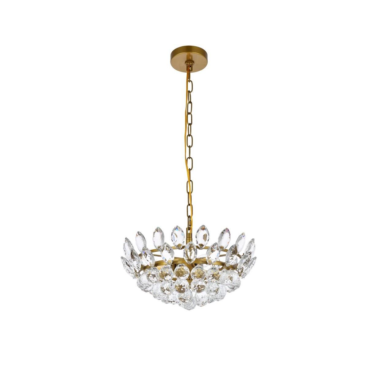 Emilia 16 Inch Large Pendant by Elegant Lighting
