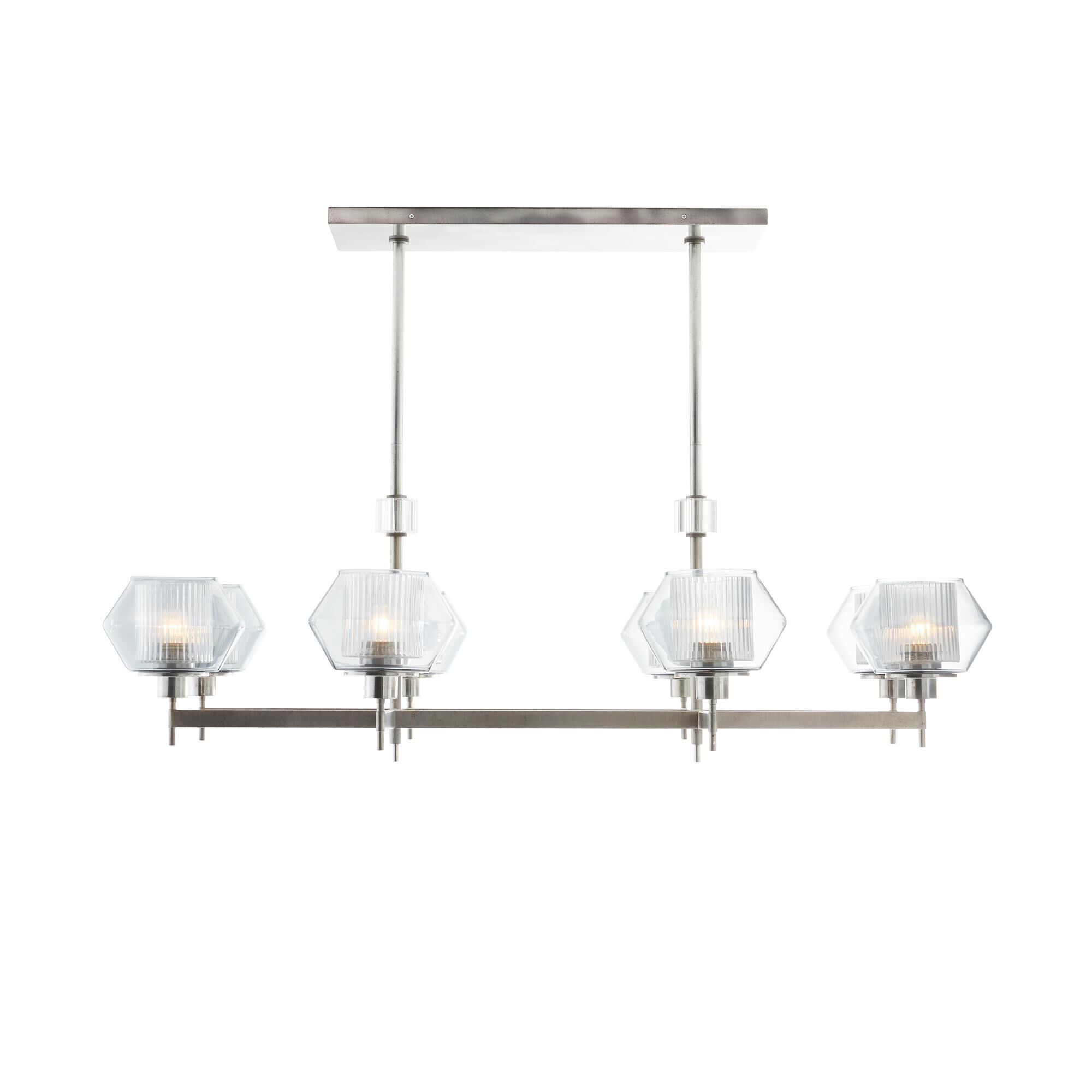 Holm 50 Inch 8 Light Linear Suspension Light by Arteriors Home