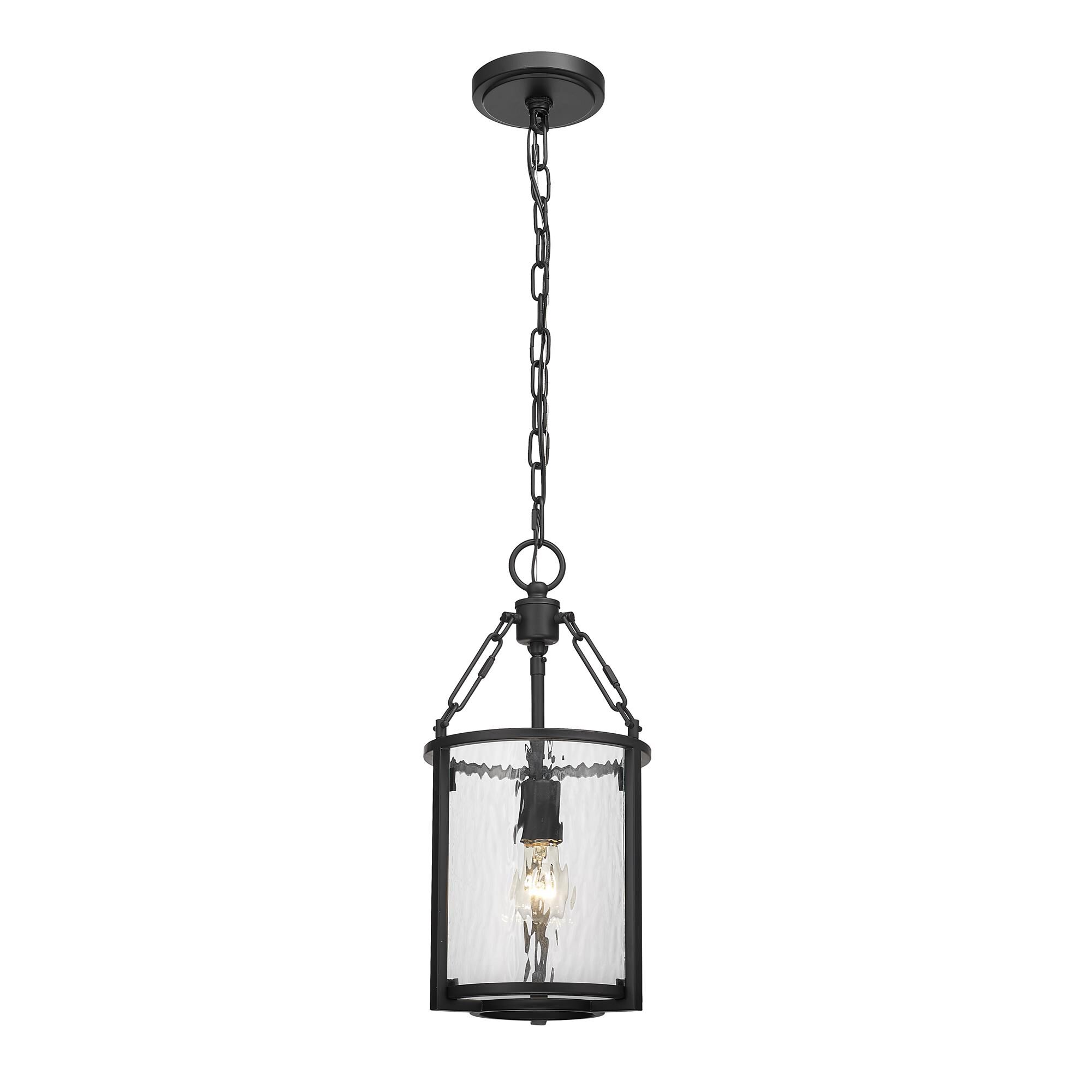 Shown in Matte Black finish and Clear Water glass
