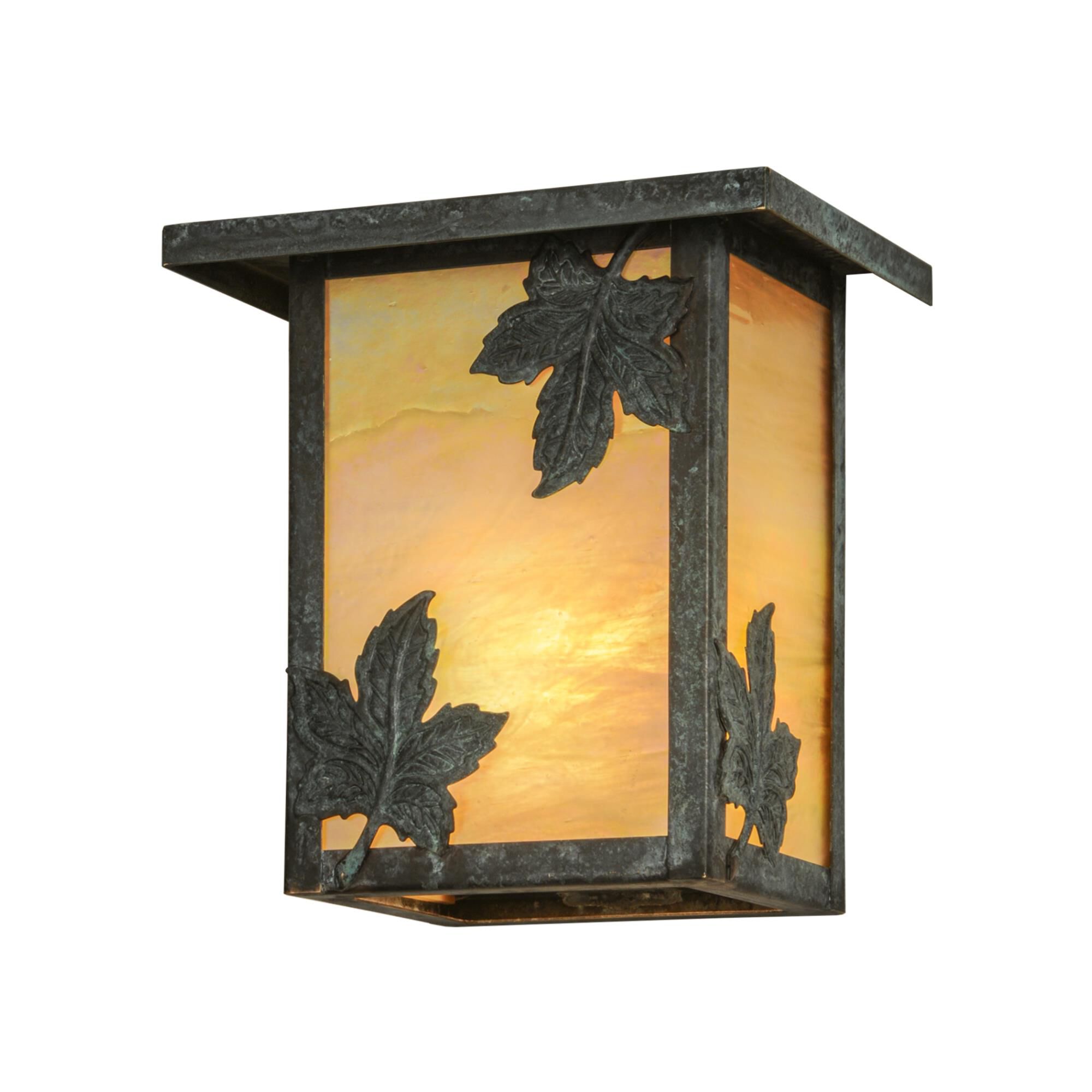 Hyde Park Maple Leaf 6 Inch Wall Sconce by Meyda Lighting