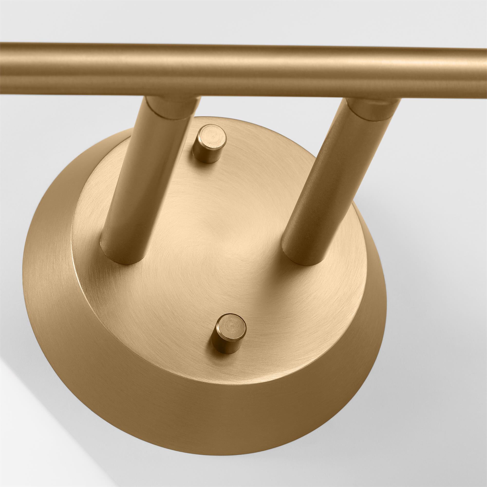 Shown in Satin Brass finish and Etched White Glass s shade