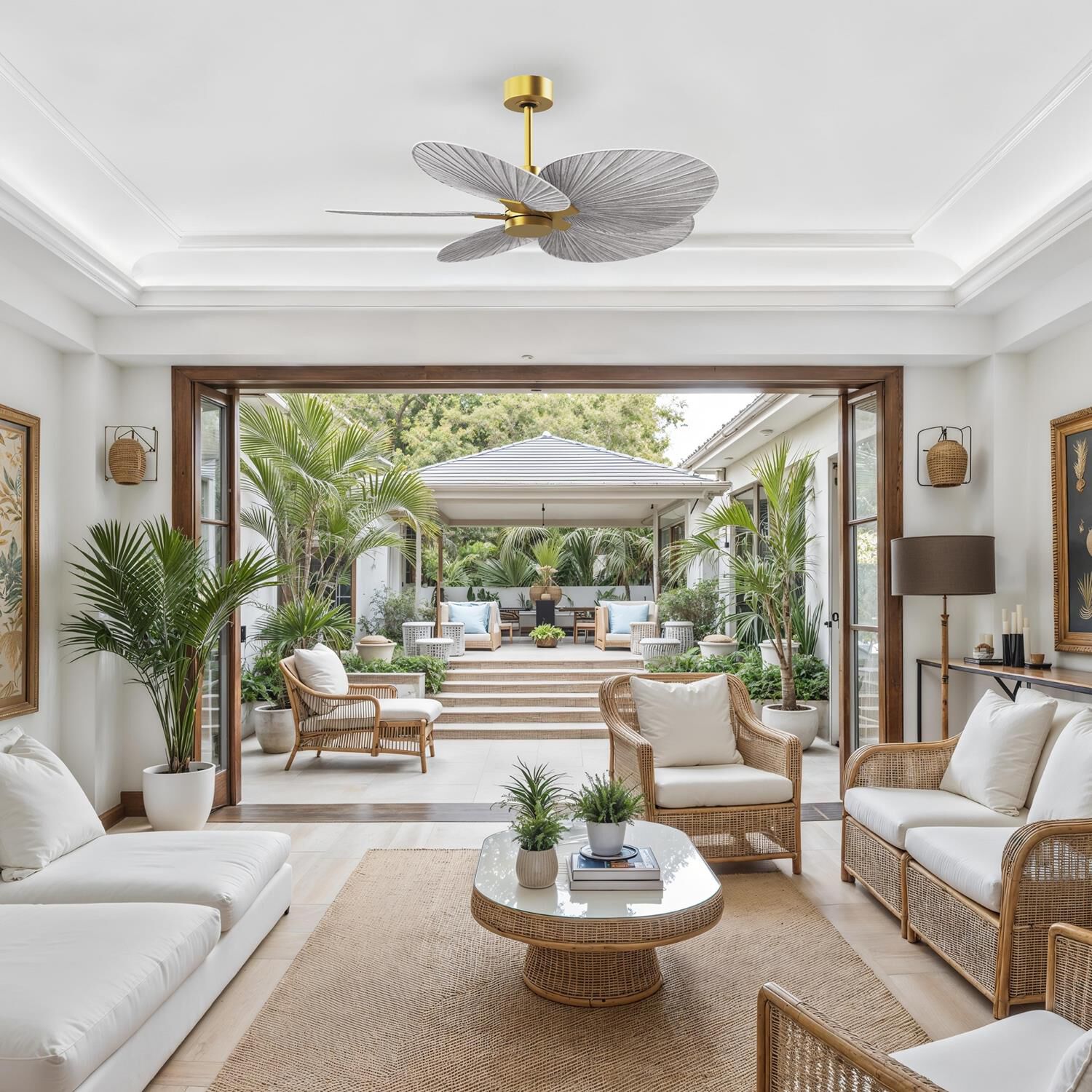 Shown in Brushed Brass finish