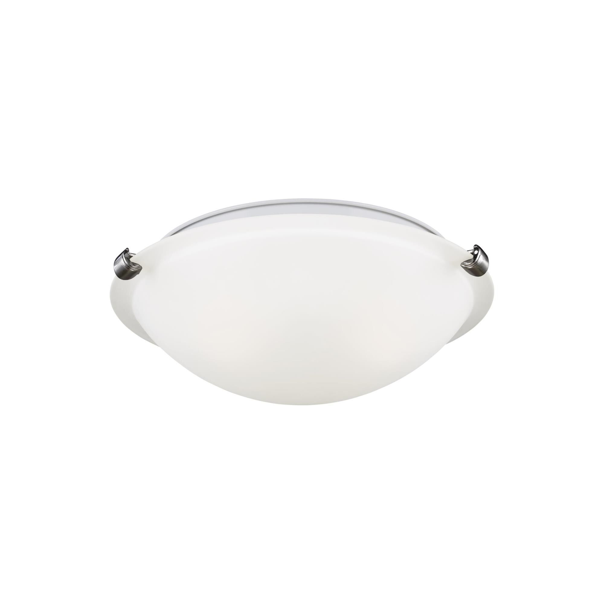 Shown in Brushed Nickel finish and Satin Etched  Diffuser glass and Satin Etched Glass Diffuser shade