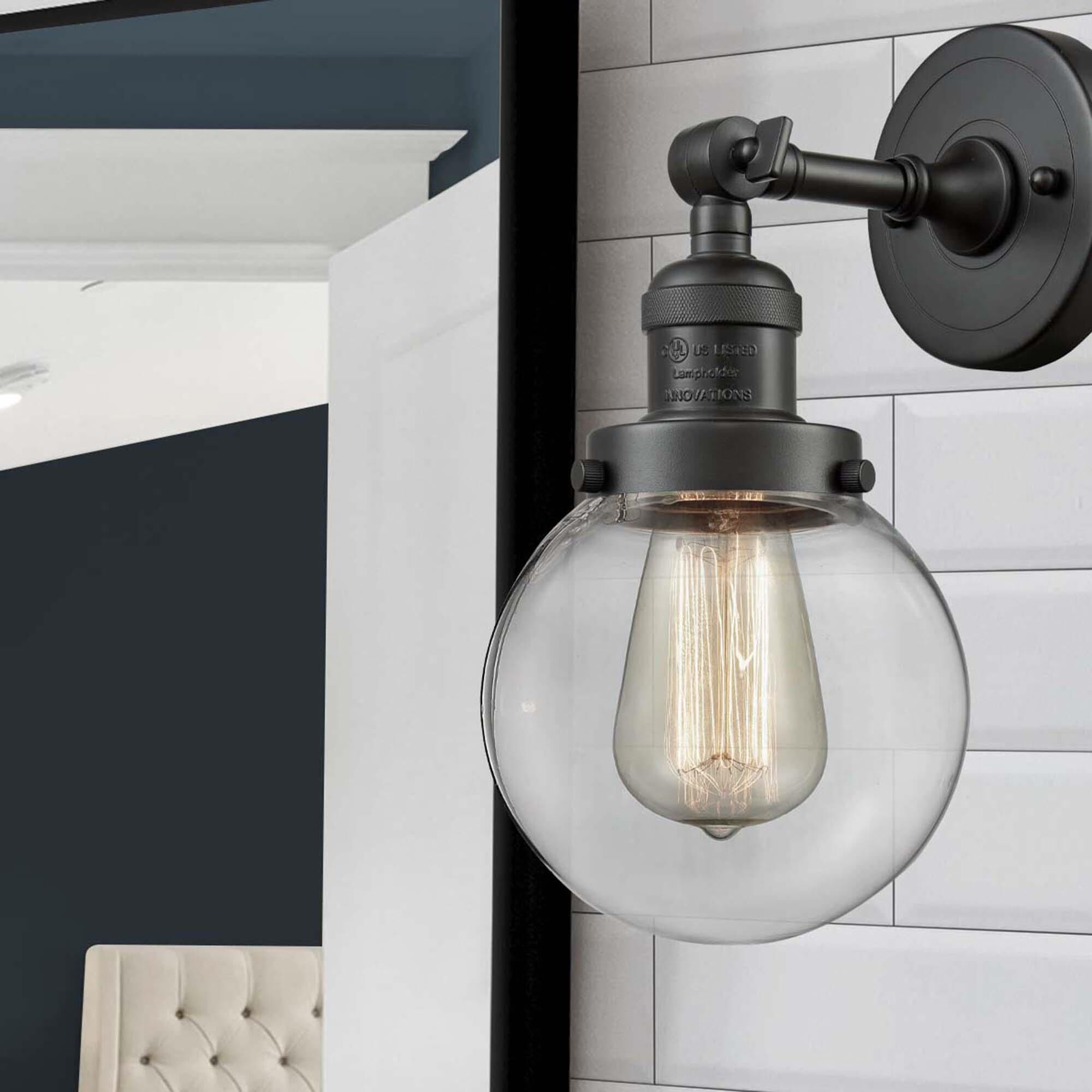 Shown in Oil Rubbed Bronze finish and Clear glass and No Accent accent
