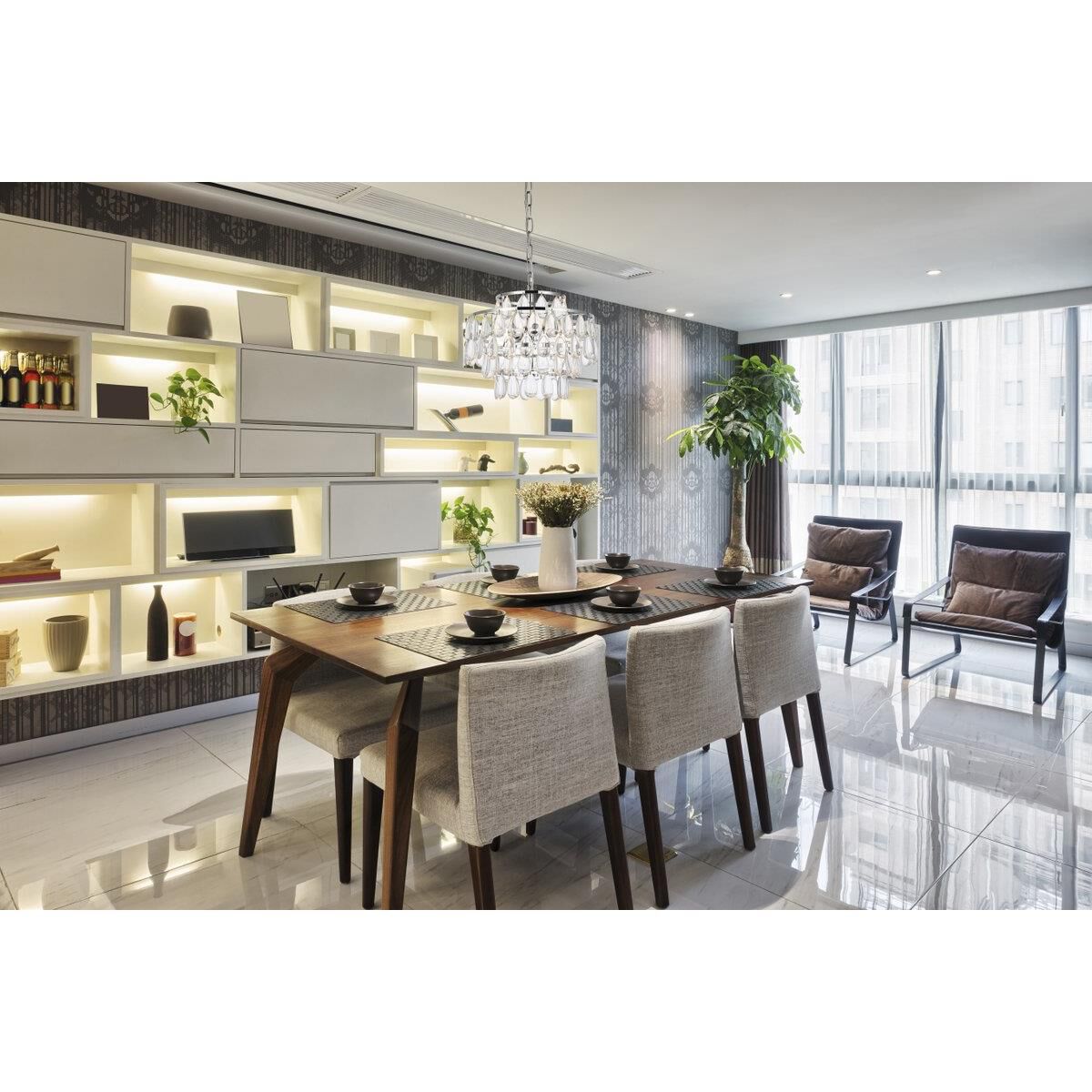 Mila 14 Inch Large Pendant by Elegant Lighting