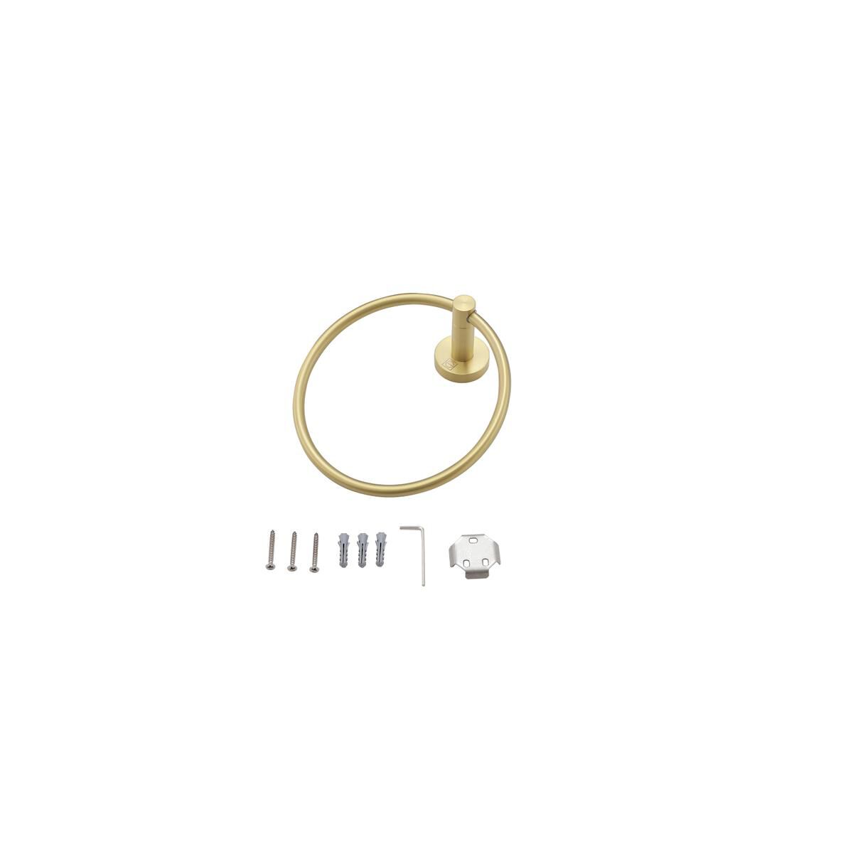 Shown in Brushed Gold finish