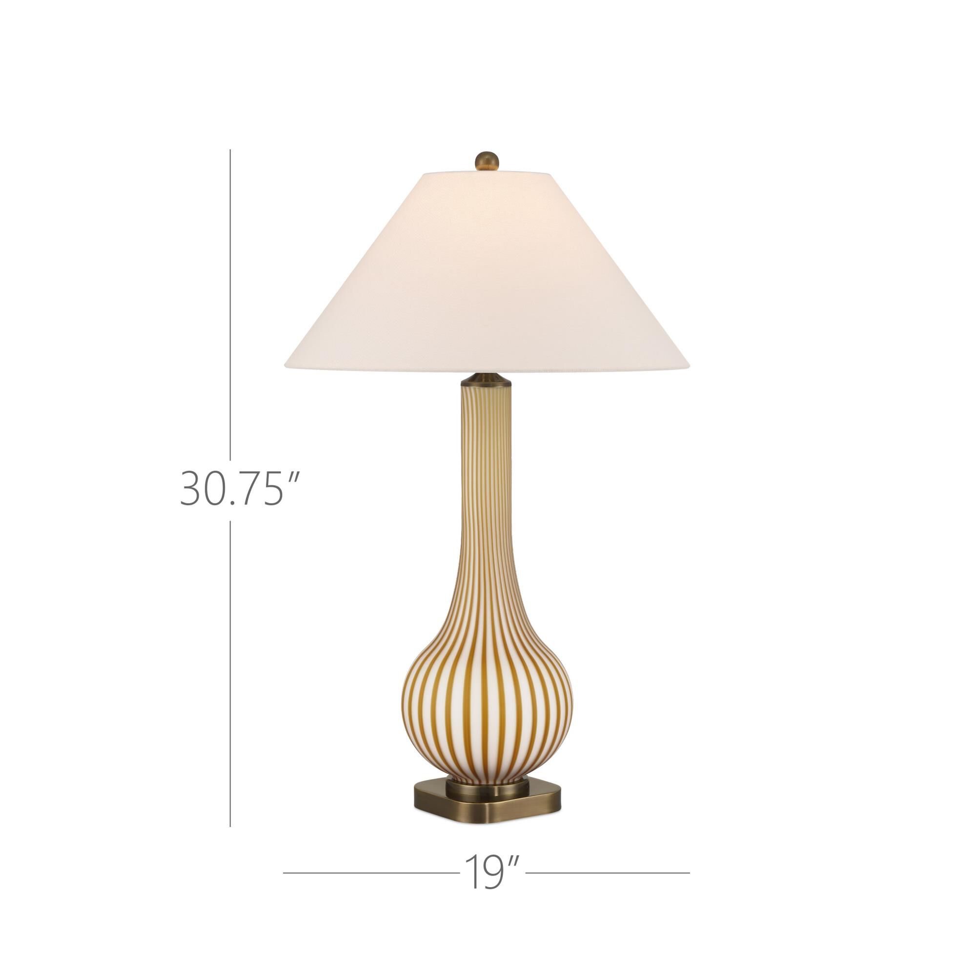 Striae 31 Inch Table Lamp by Currey and Company