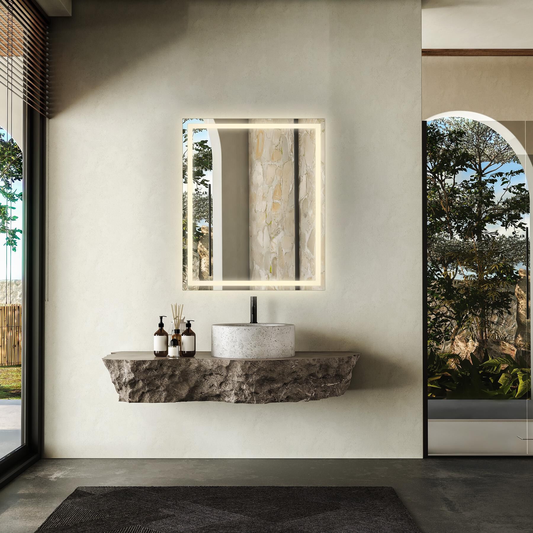 Beckett 30 Inch LED Lighted Mirror by Savoy House