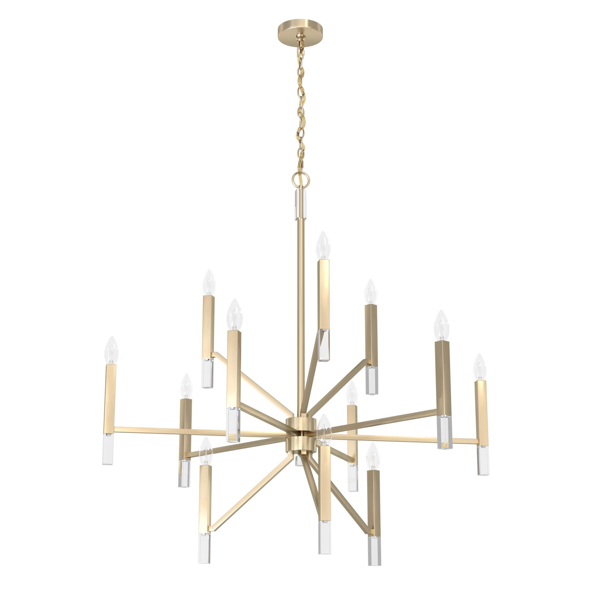Sunjai 40 Inch Chandelier by Hunter Fan
