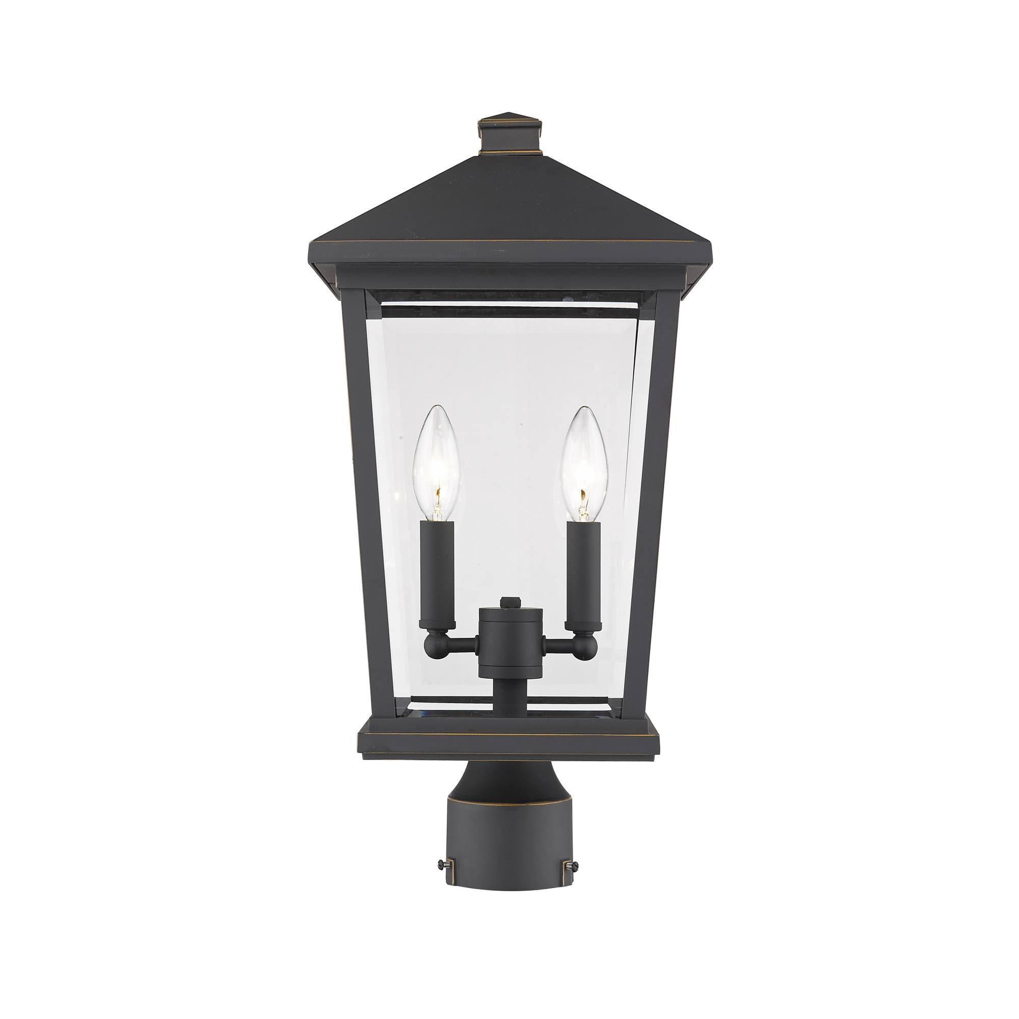Beacon 19 Inch Tall 2 Light Outdoor Post Lamp by Z-Lite
