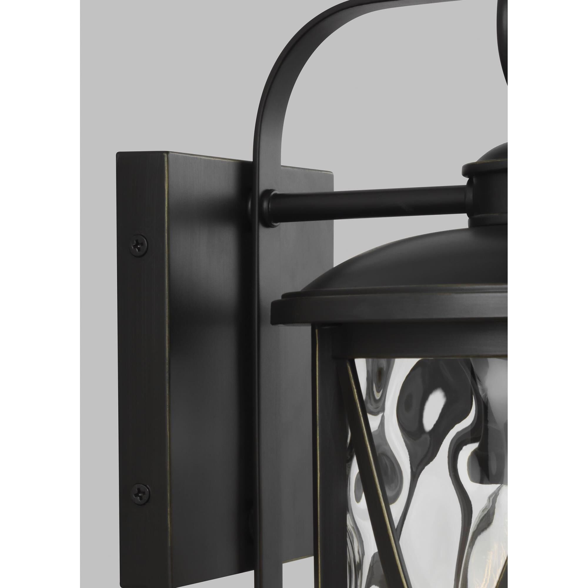 Shown in Antique Bronze finish and Water glass