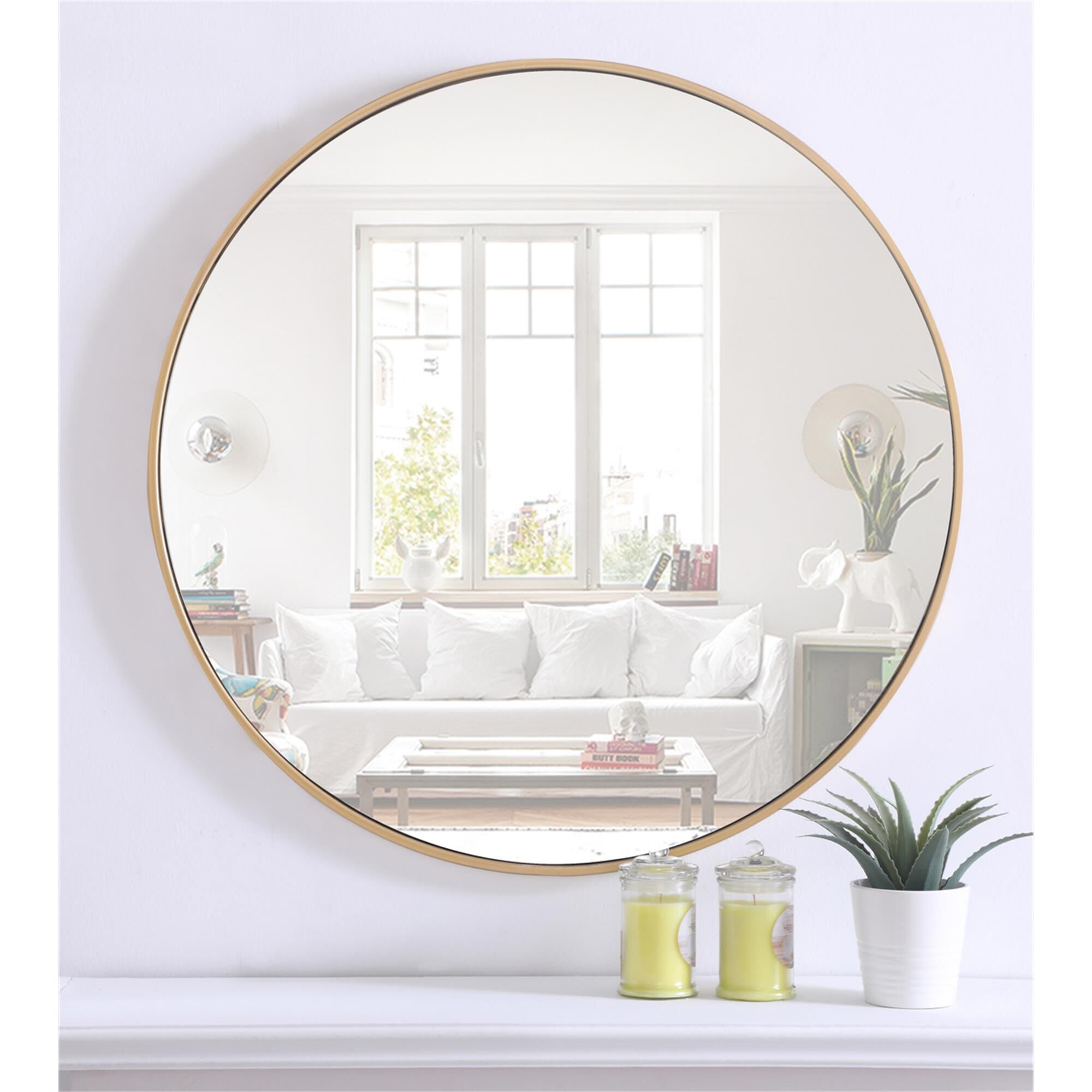 Asha 72 Inch Decorative Mirror by Elegant Decor