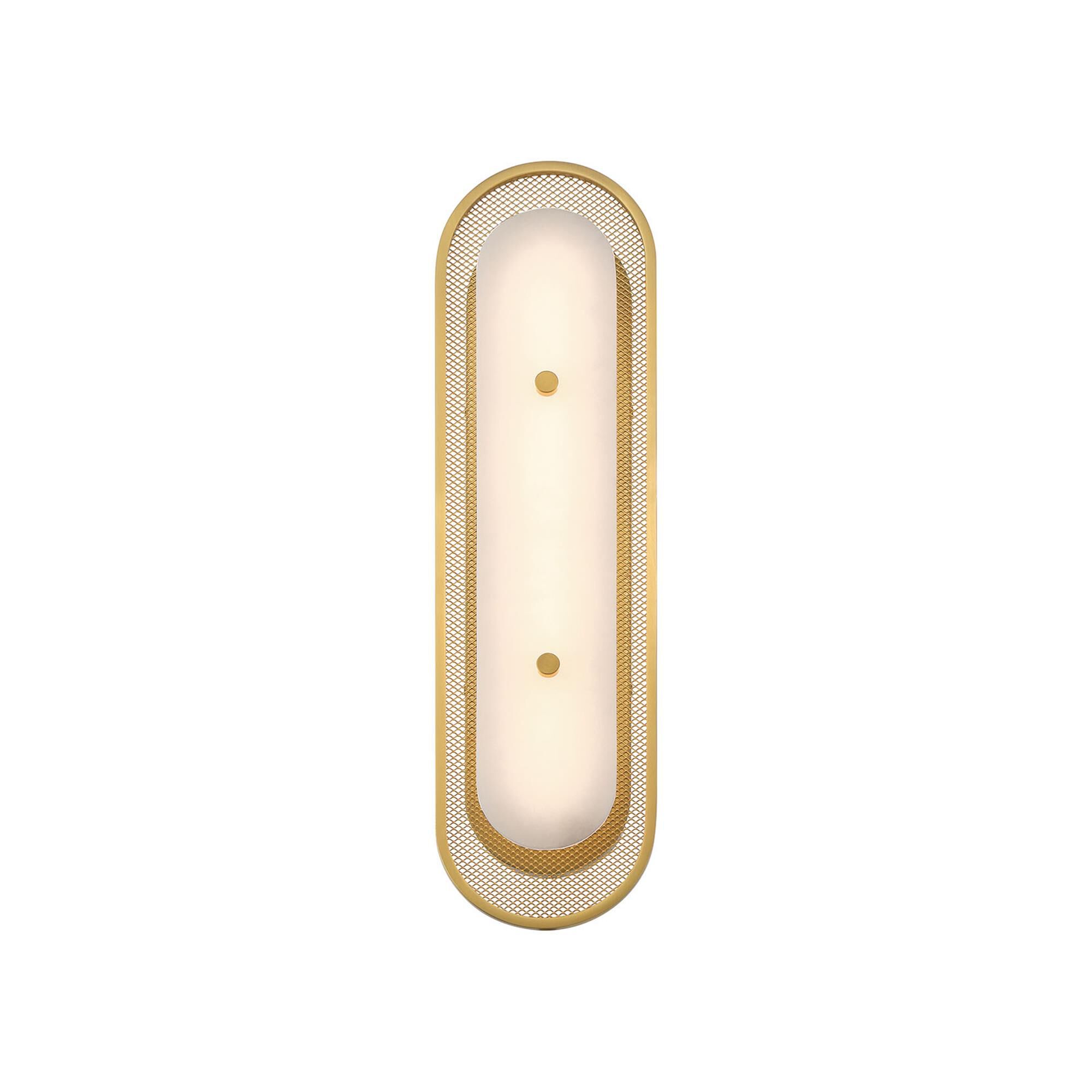 Shown in Gold finish and Alabaster glass