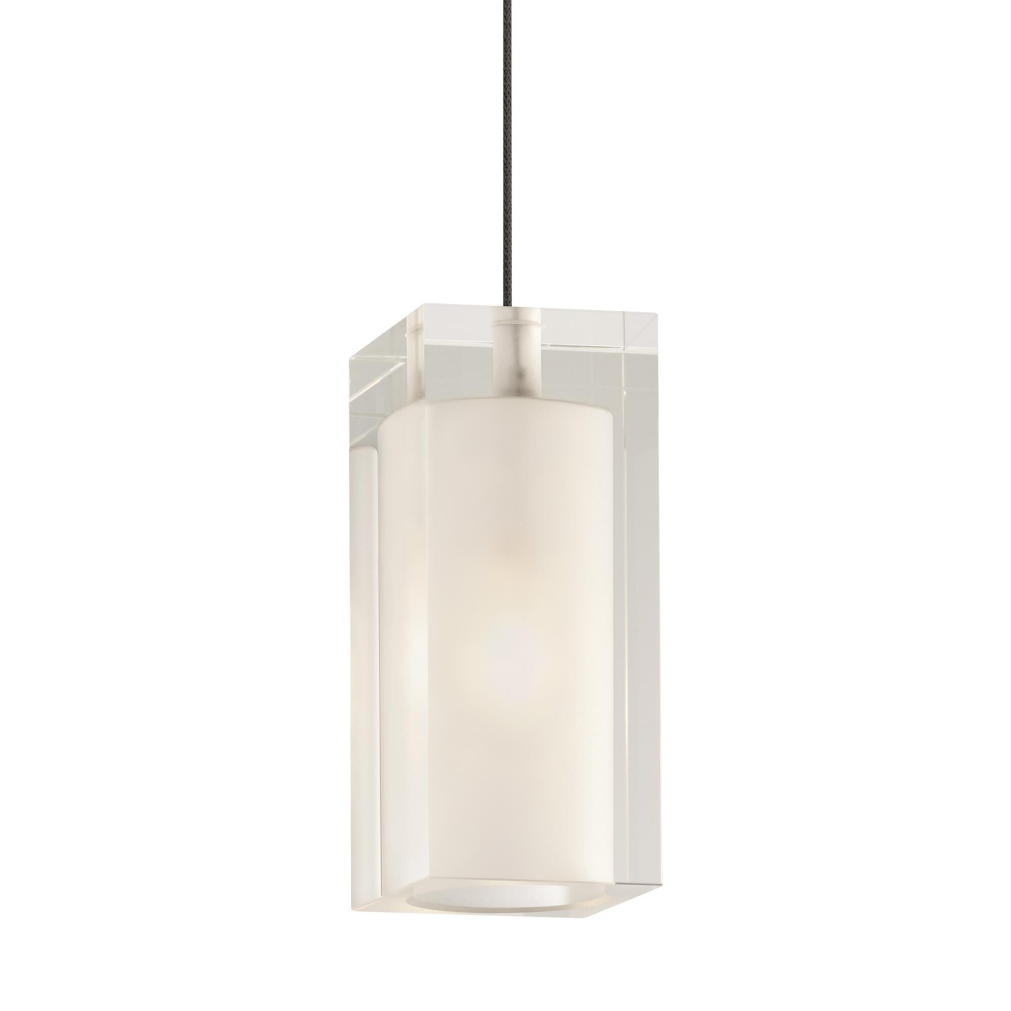 Shown in Antique Bronze finish and Frost glass and Rectangle Pressed Glass shade and 12 Volt accent