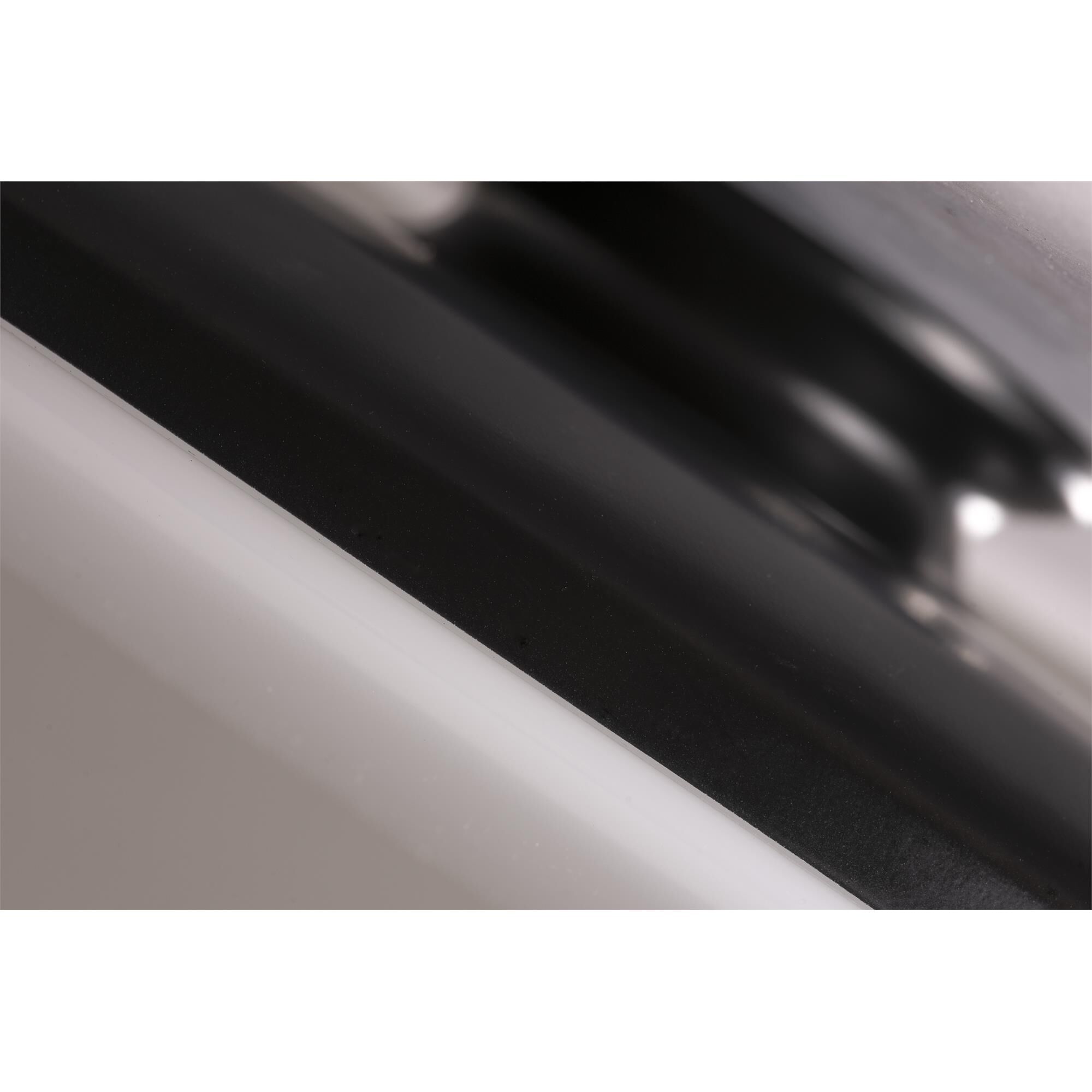 Shown in Black finish and White Acrylic shade