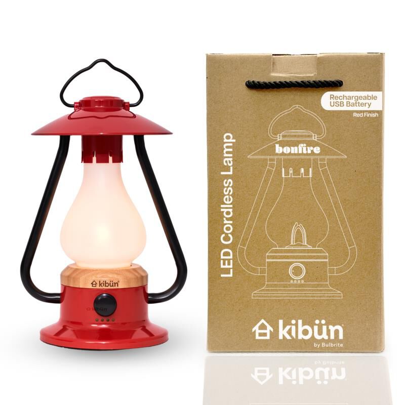 Kibun Bonfire 11 Inch Outdoor Table Lamp by Bulbrite