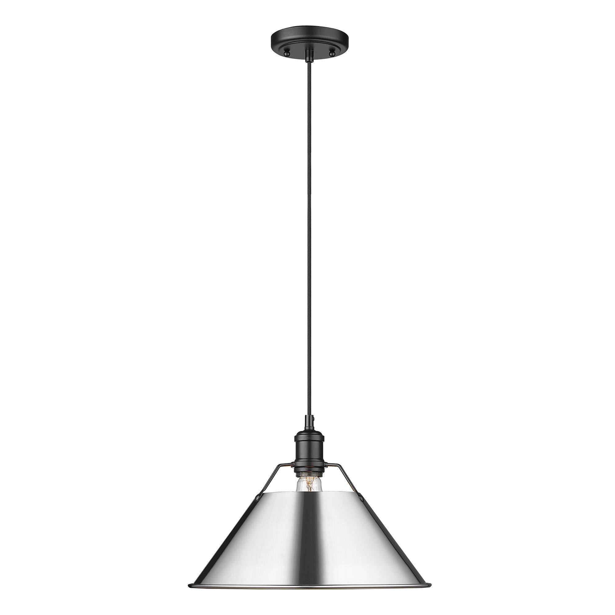 Orwell 14 Inch Large Pendant by Golden Lighting