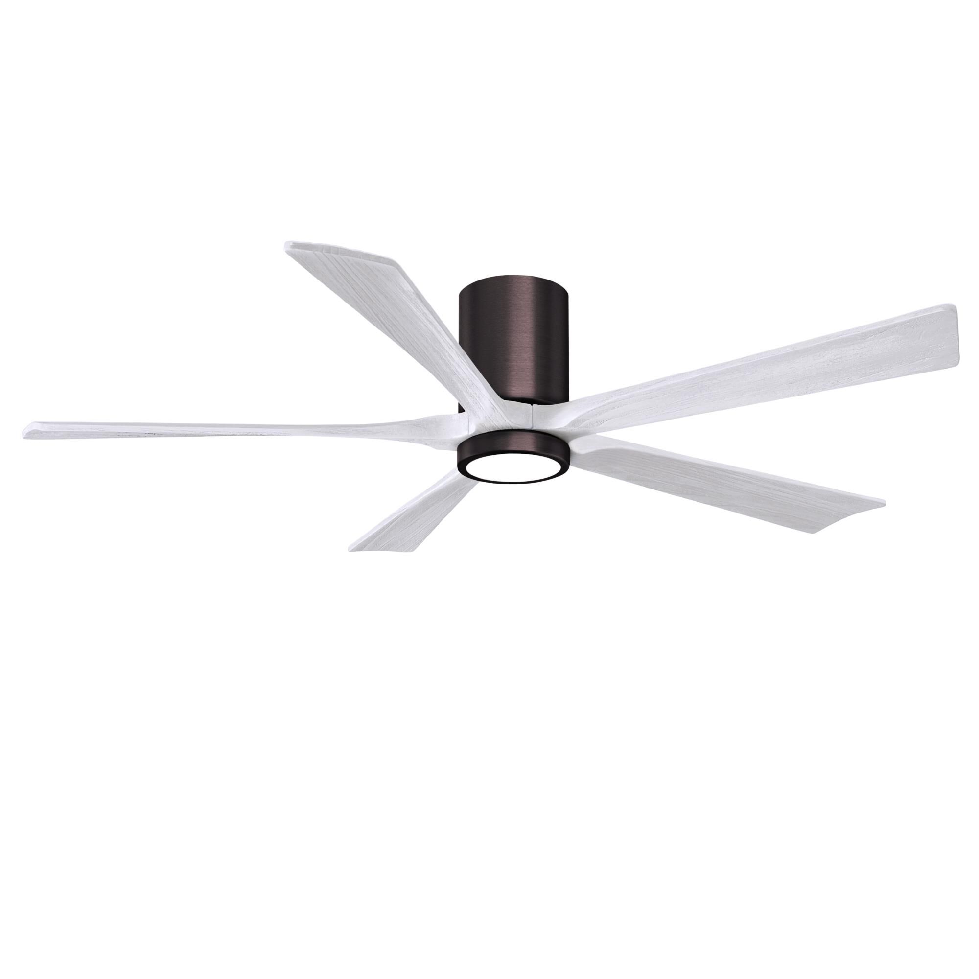 Irene 60 Inch Flush Mount Fan with Light Kit by Matthews Fan Company