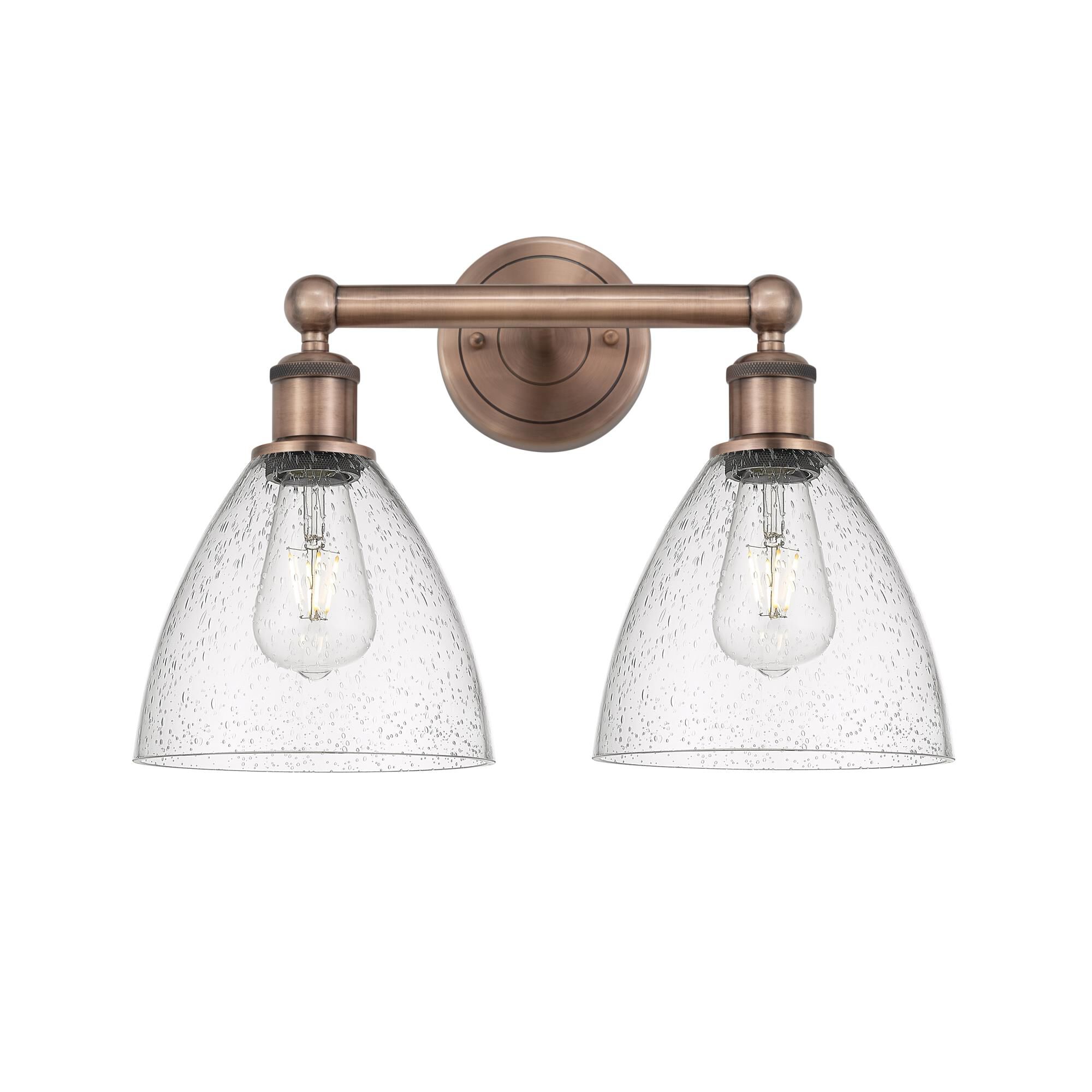 Bruno Marashlian Bristol Glass 16 Inch 2 Light Bath Vanity Light by Innovations Lighting