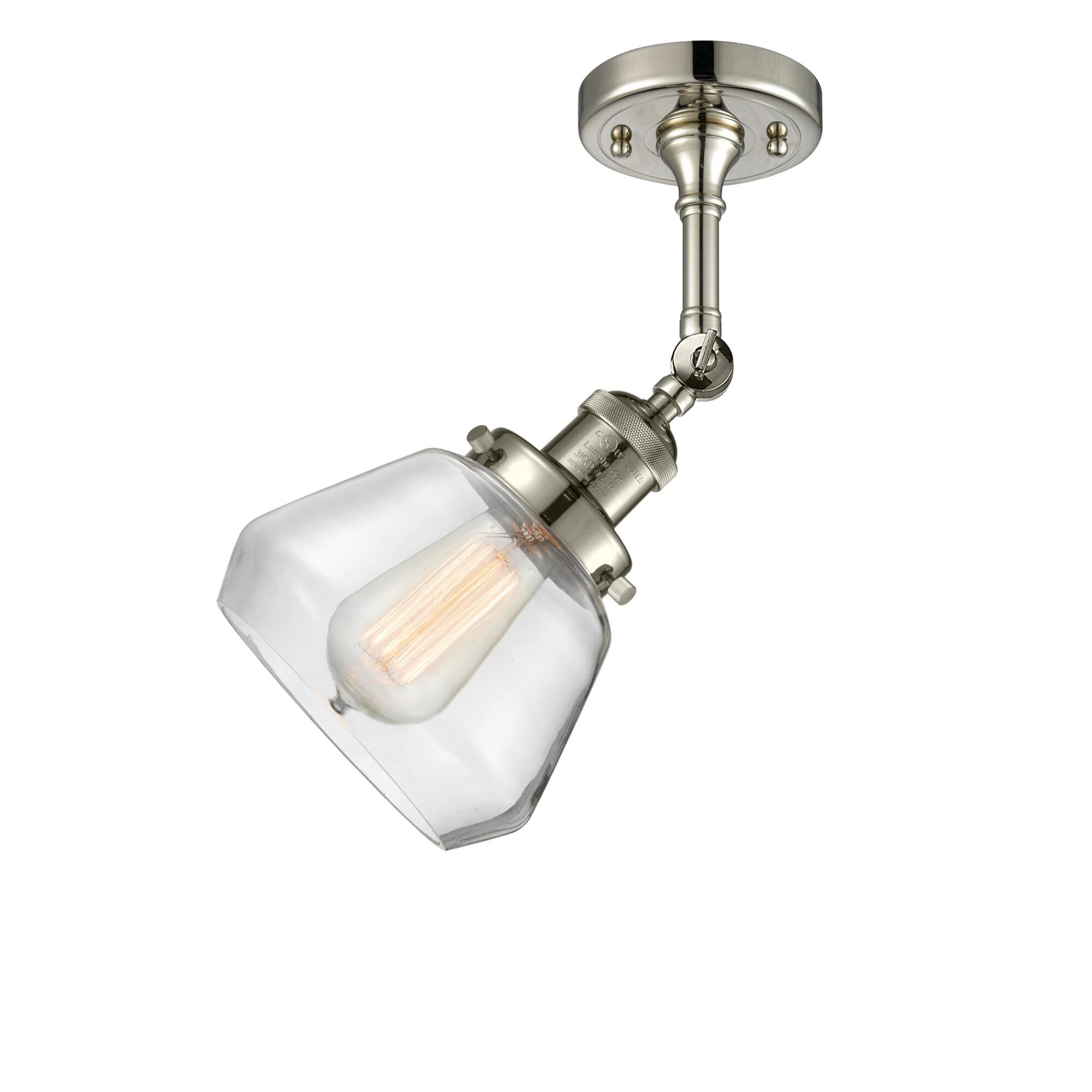 Bruno Marashlian Fulton 7 Inch 1 Light Semi Flush Mount by Innovations Lighting