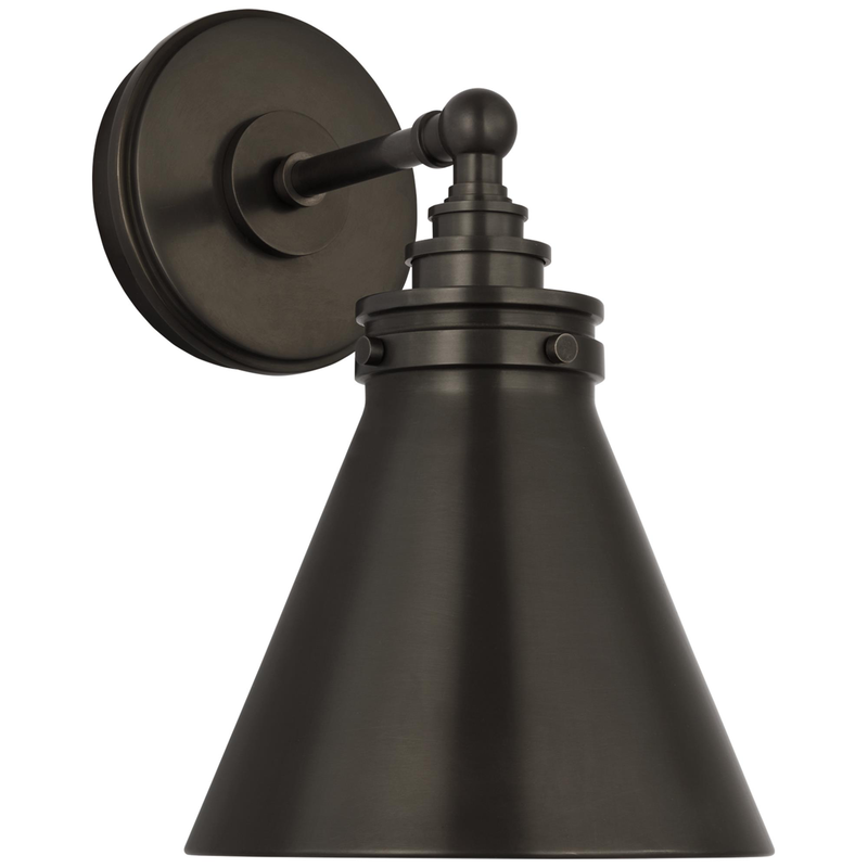 Visual Comfort Signature Collection Chapman and Myers Parkington 11 Inch LED Wall Sconce