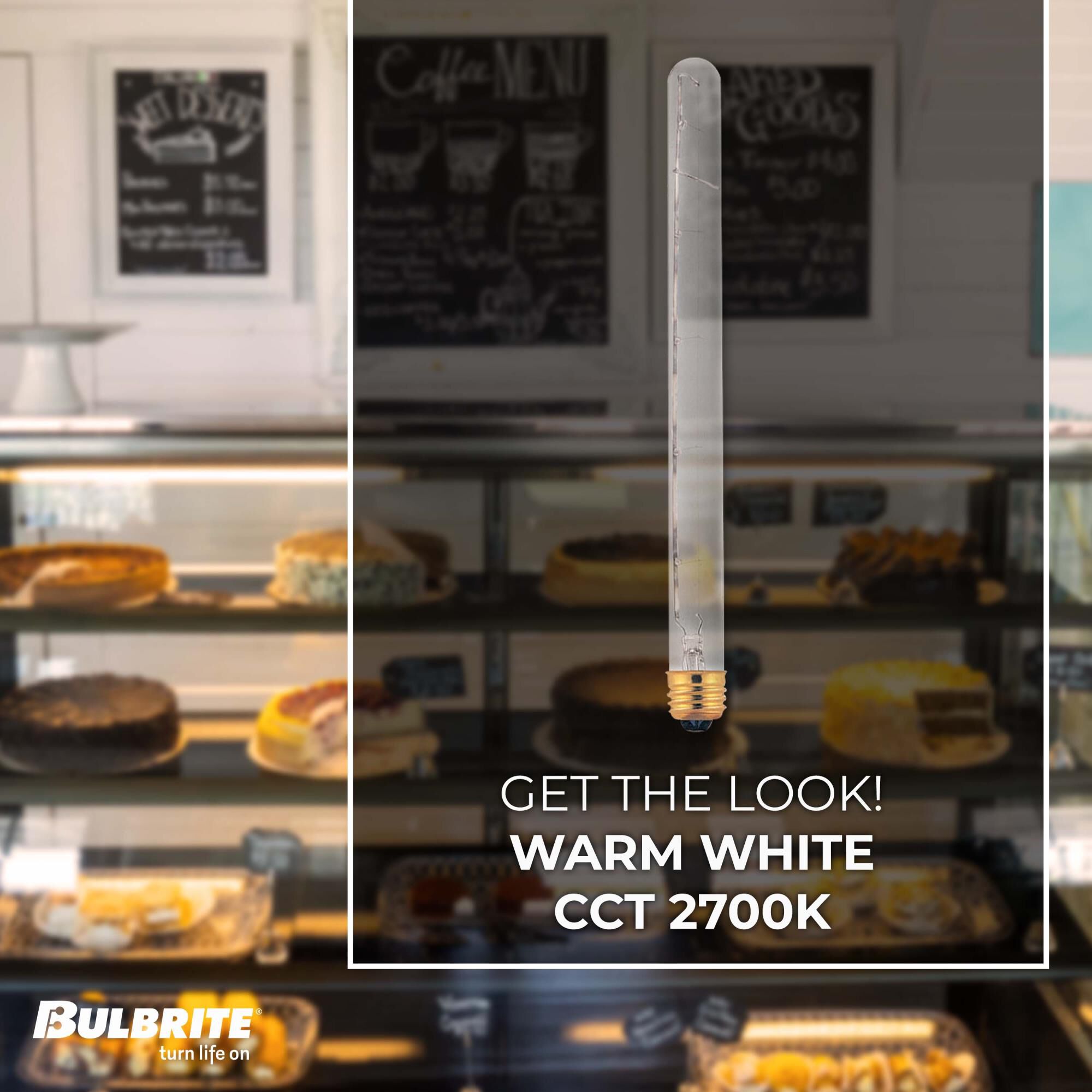 75 Watt 2700K T8 Incandescent Light Bulb,