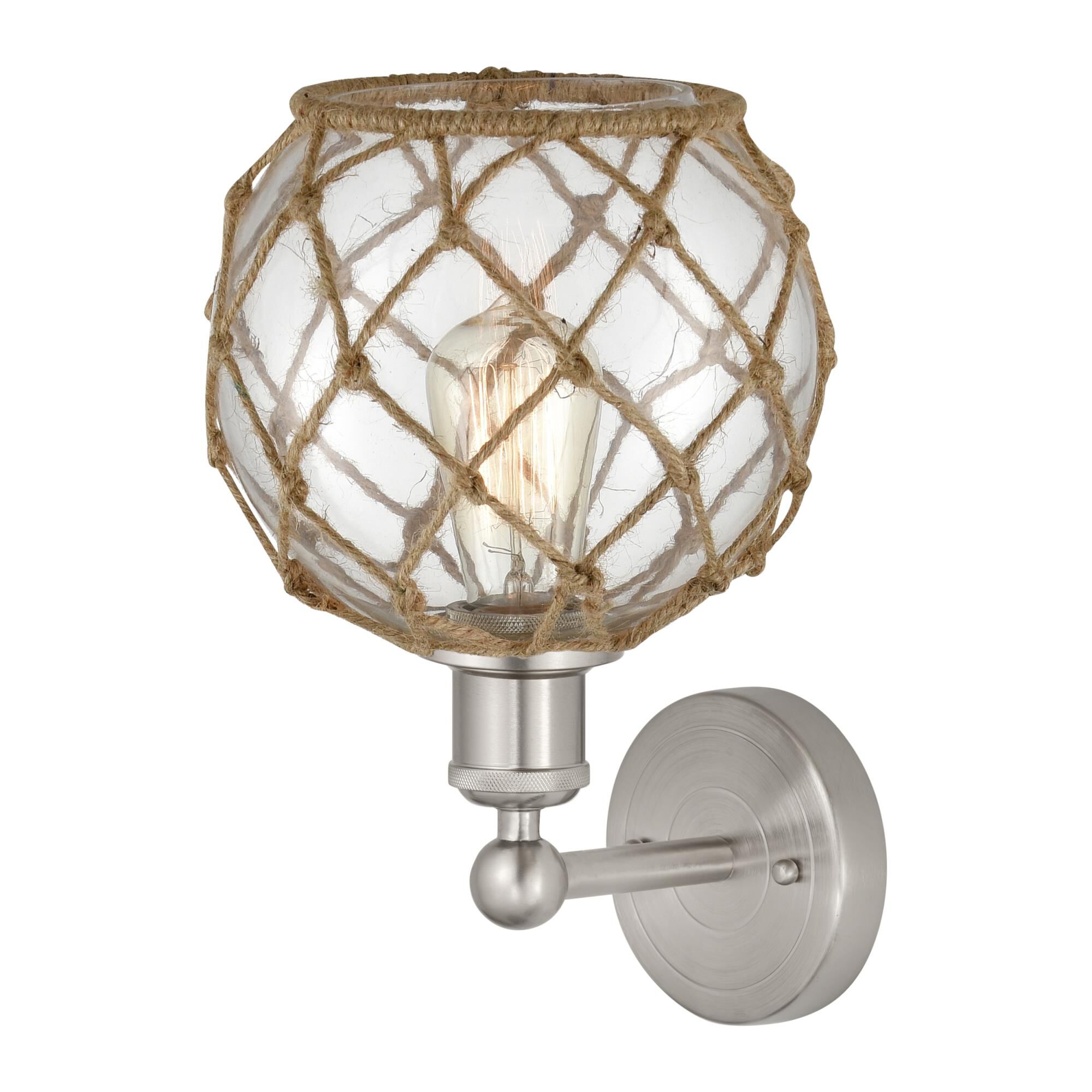 Bruno Marashlian Farmhouse Rope 12 Inch Wall Sconce by Innovations Lighting