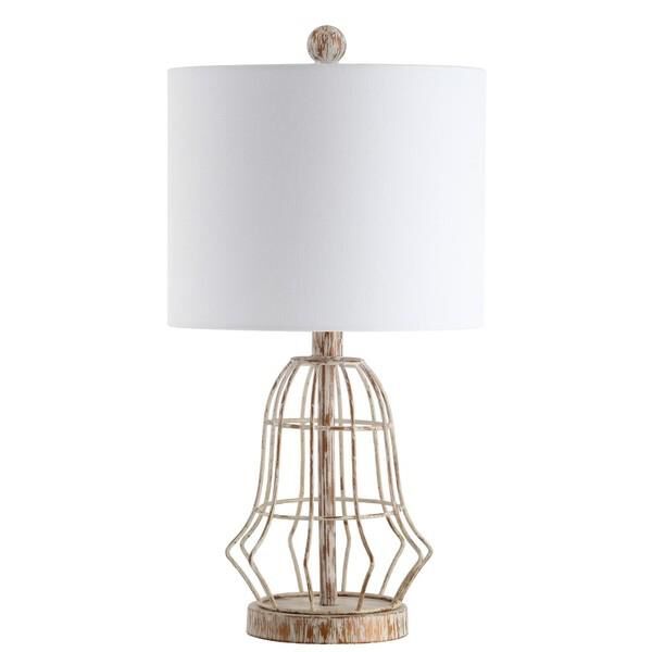 Shown in Metal Antiqued finish and Crisp Cotton shade