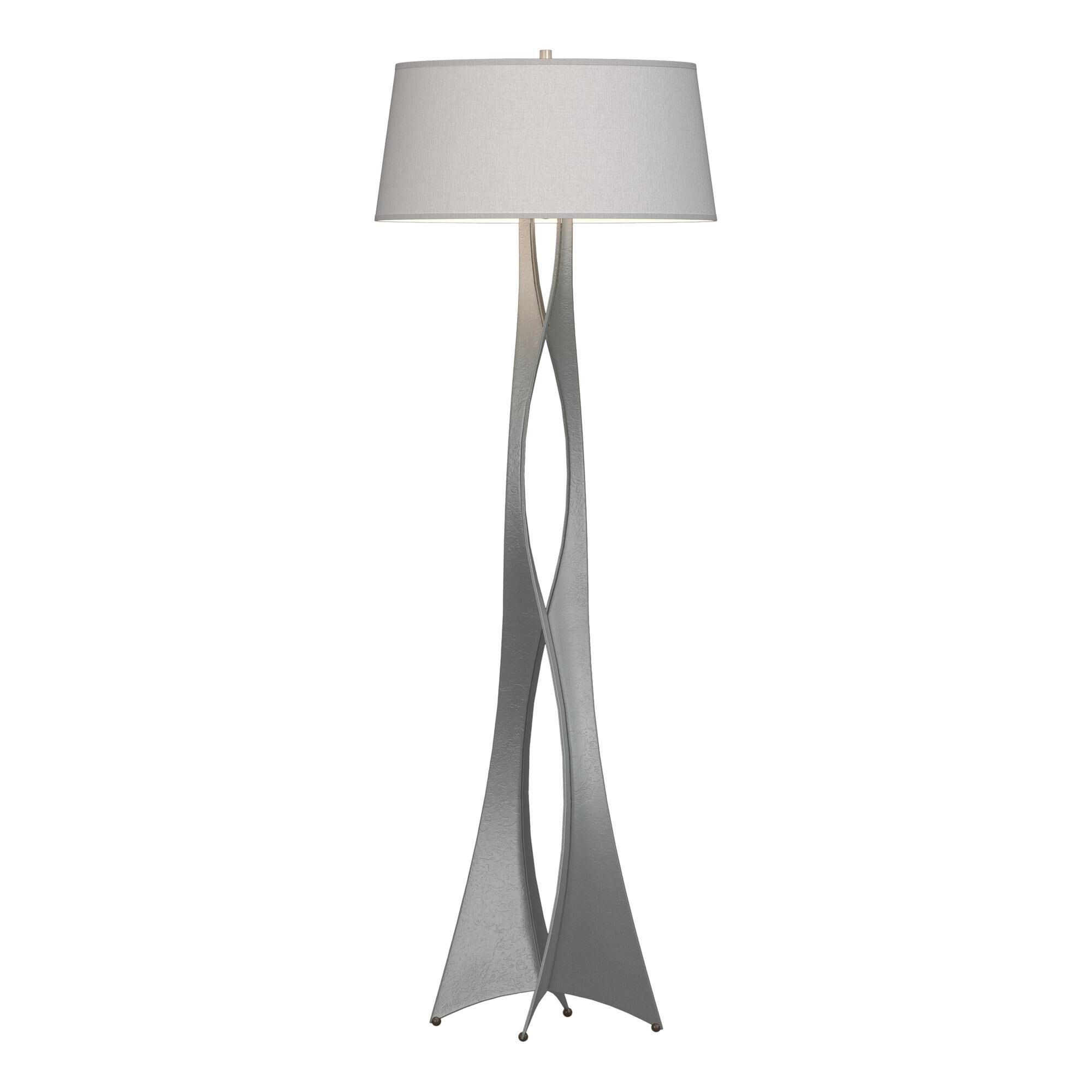Shown in Vintage Platinum finish and Flax shade