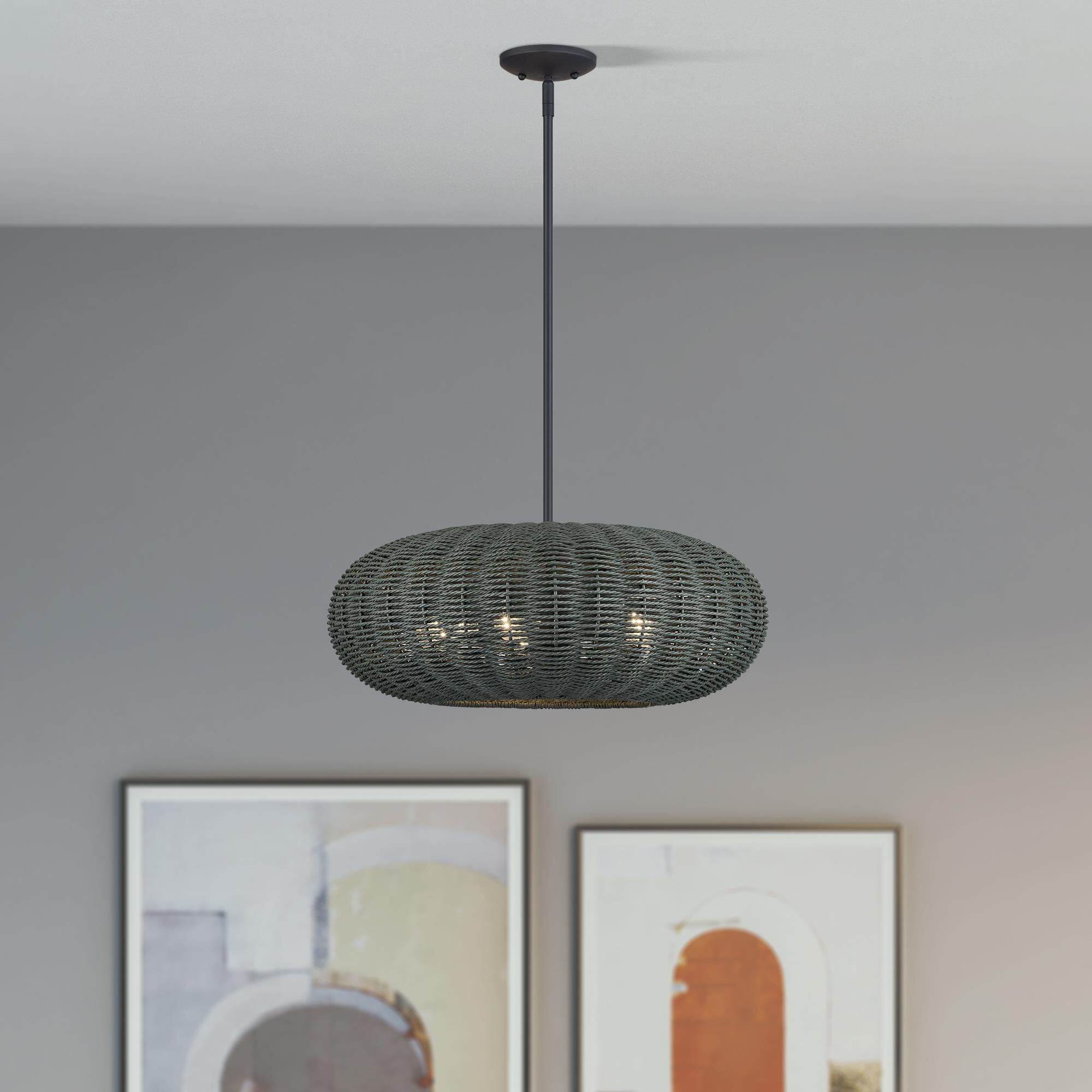 Deluna 22 Inch Large Pendant by Livex Lighting