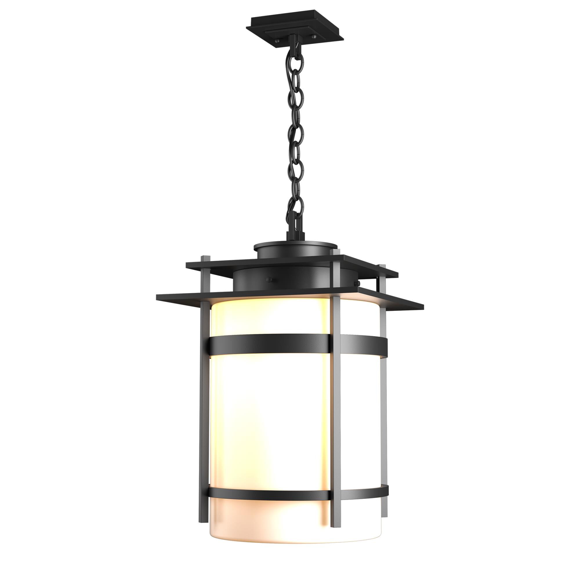 Hubbardton Forge Banded 22 Inch Tall Outdoor Hanging Lantern