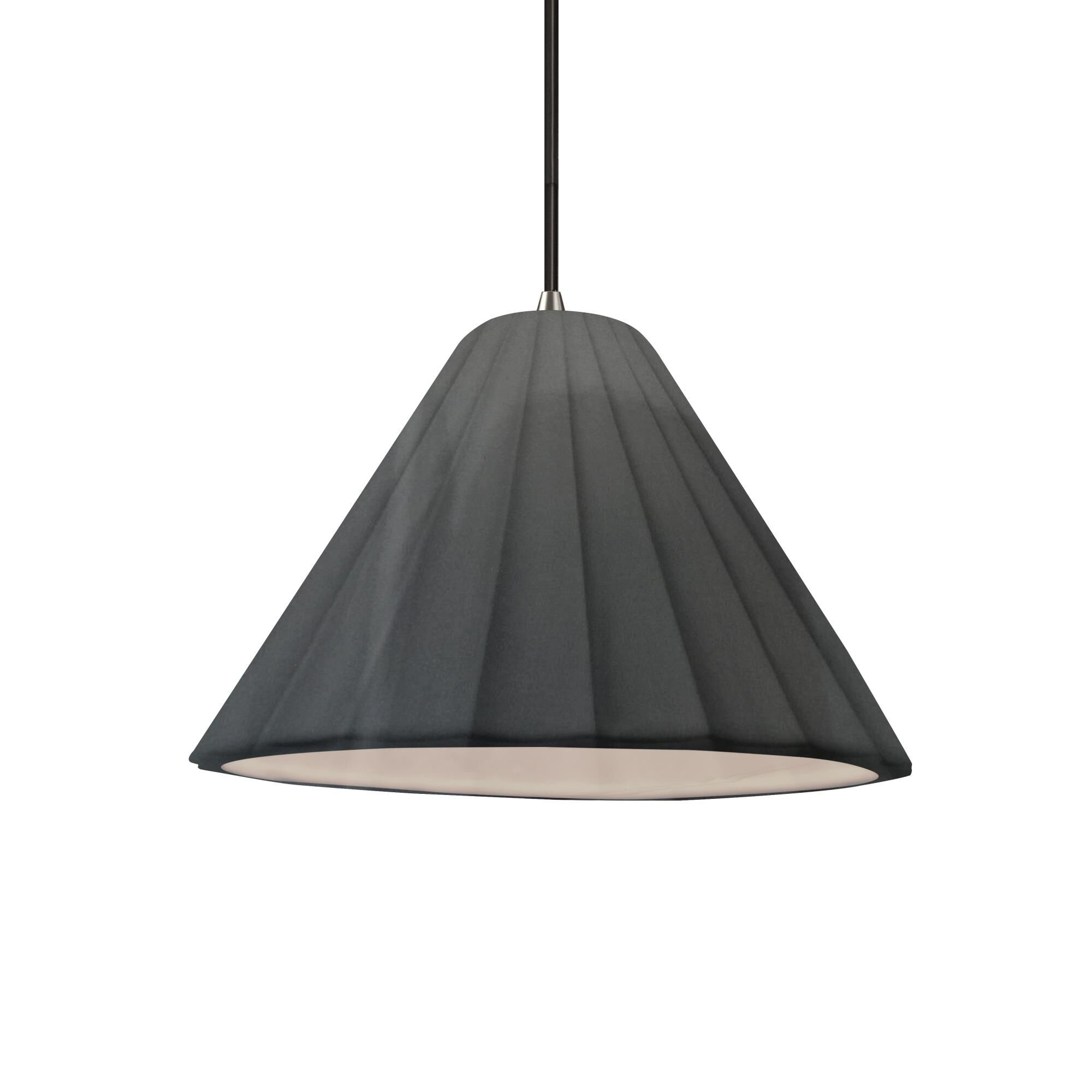 Fluted 11 Inch Mini Pendant by Justice Design Group