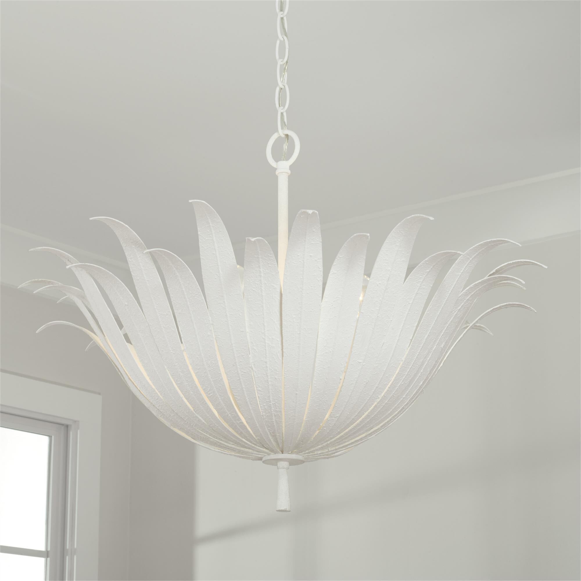 Shown in Textured White finish