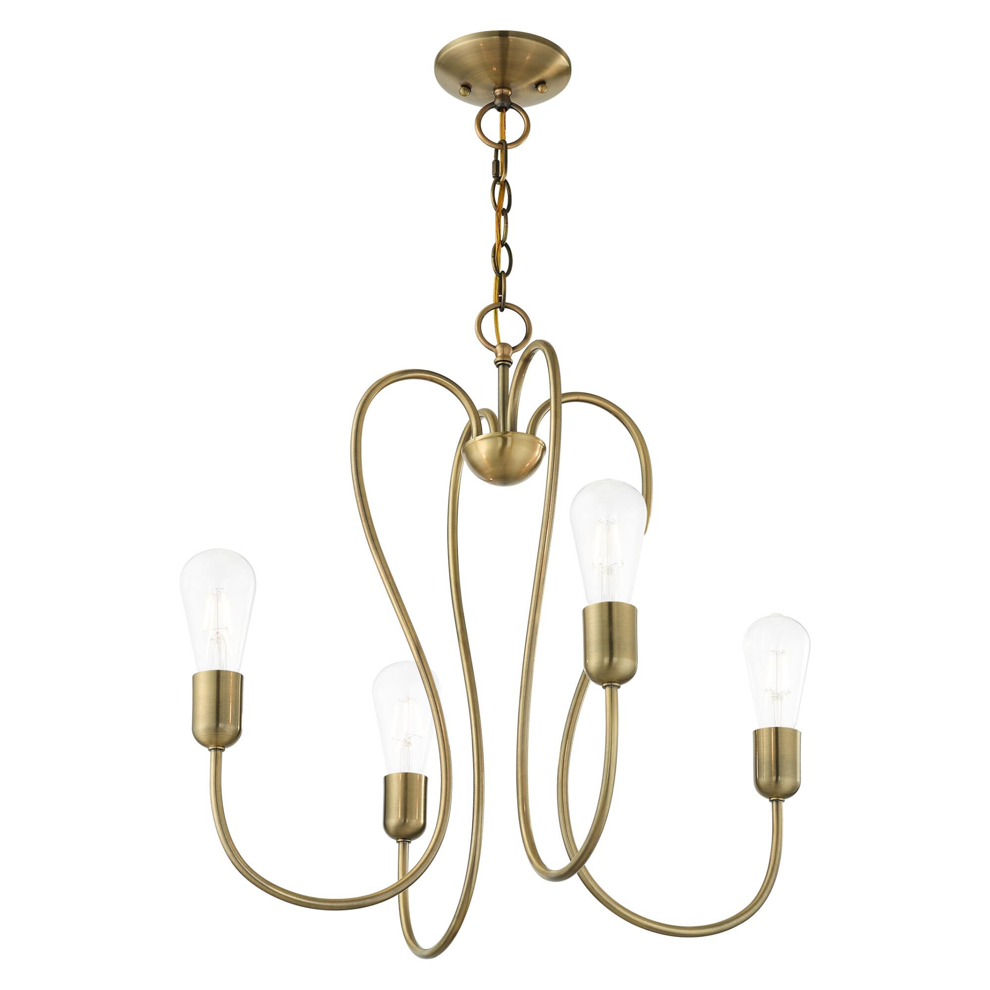 Shown in Antique Brass finish