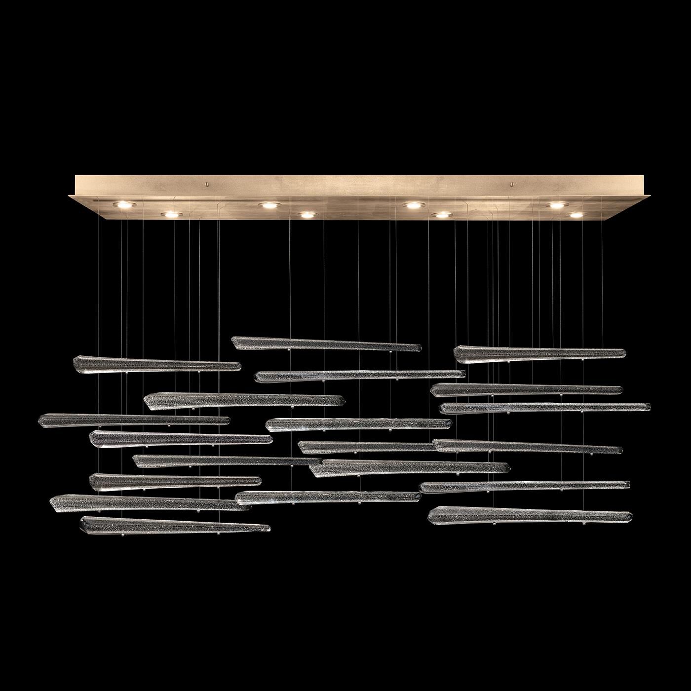 Elevate Linear Suspension Light by Fine Art Handcrafted Lighting