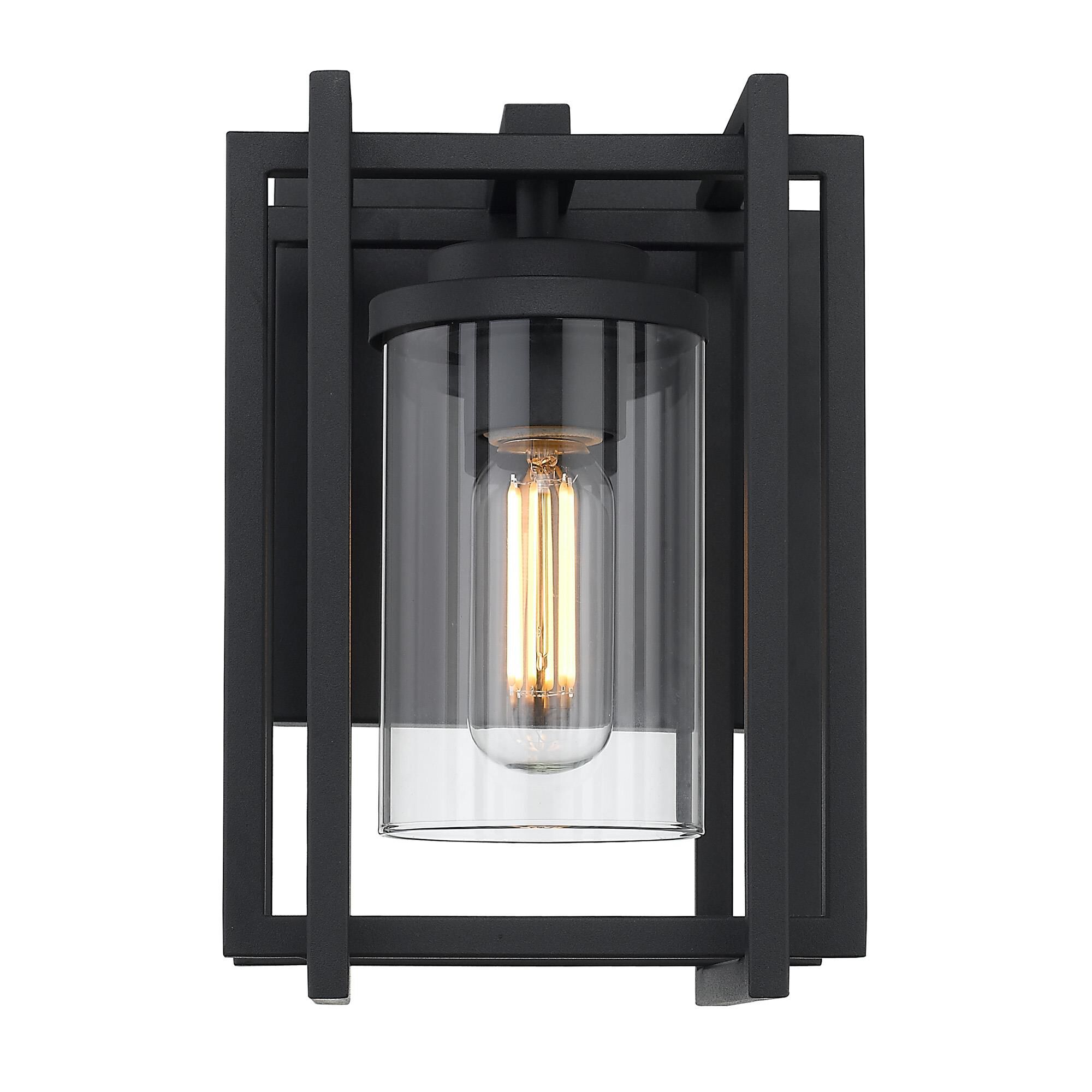 Tribeca 11 Inch Tall 1 Light Outdoor Wall Light by Golden Lighting
