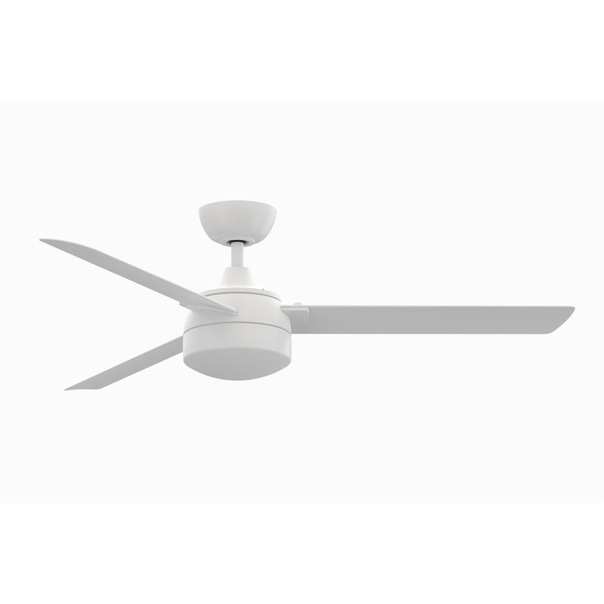 Shown in Matte White finish and Opal Frosted glass