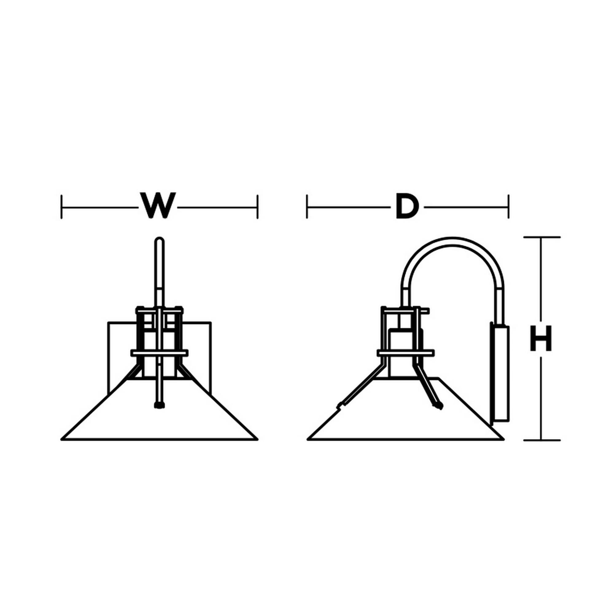 Shown in Black finish and Black And Copper Steel shade