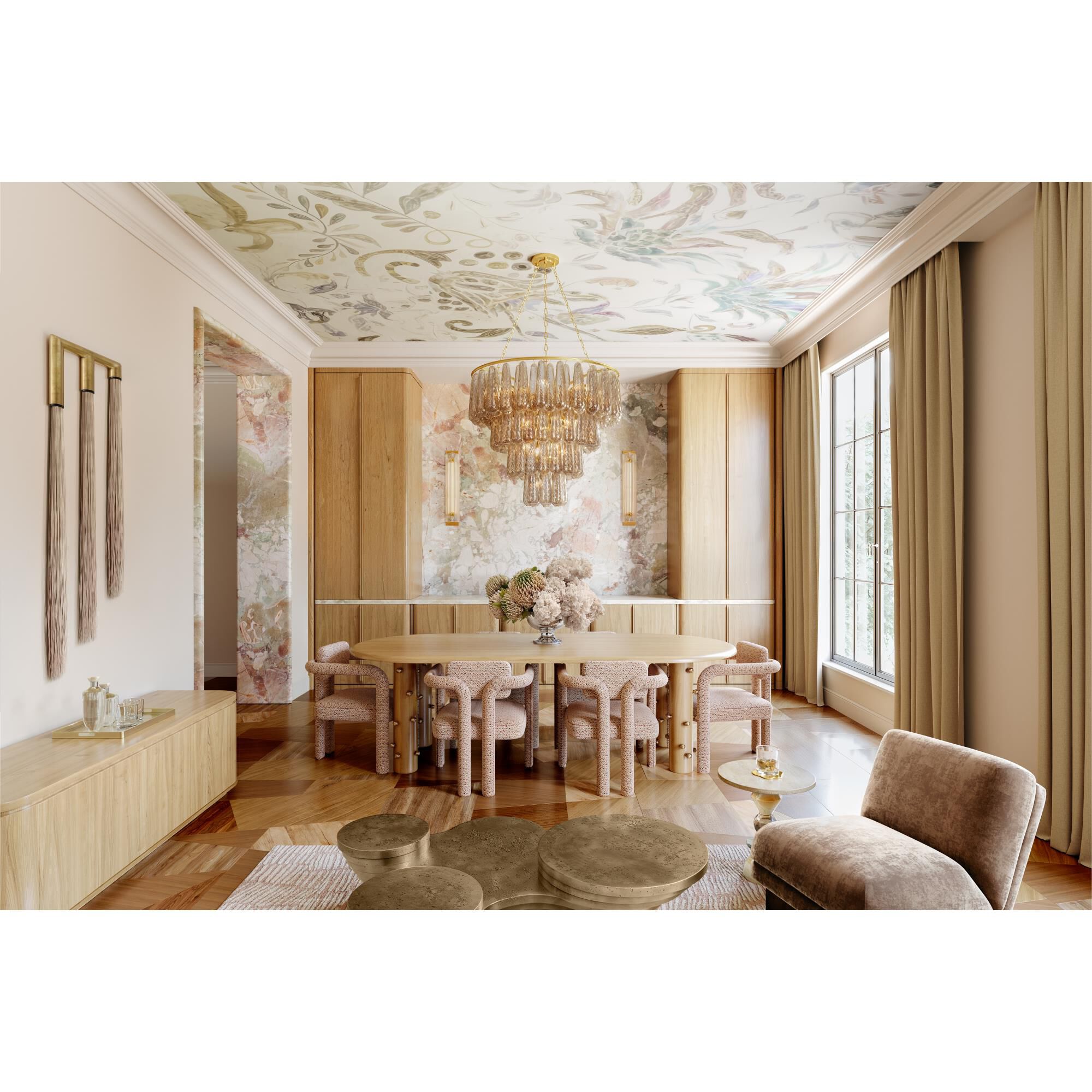 Noz Nozawa Kopan Wall Sconce by Corbett Lighting