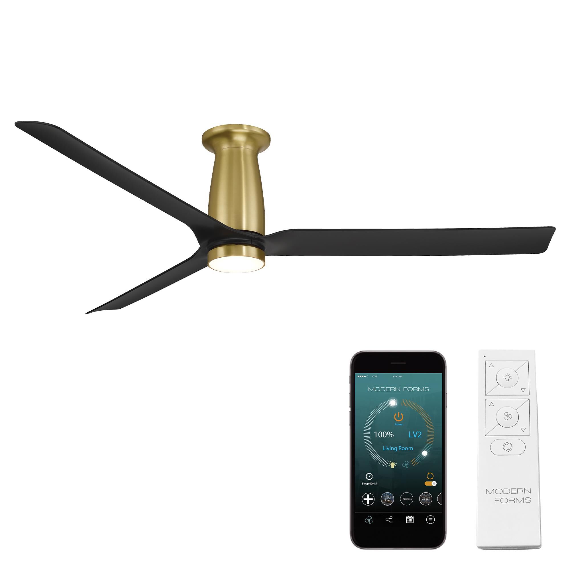 Smooth 52 Inch Flush Mount Fan by Modern Forms