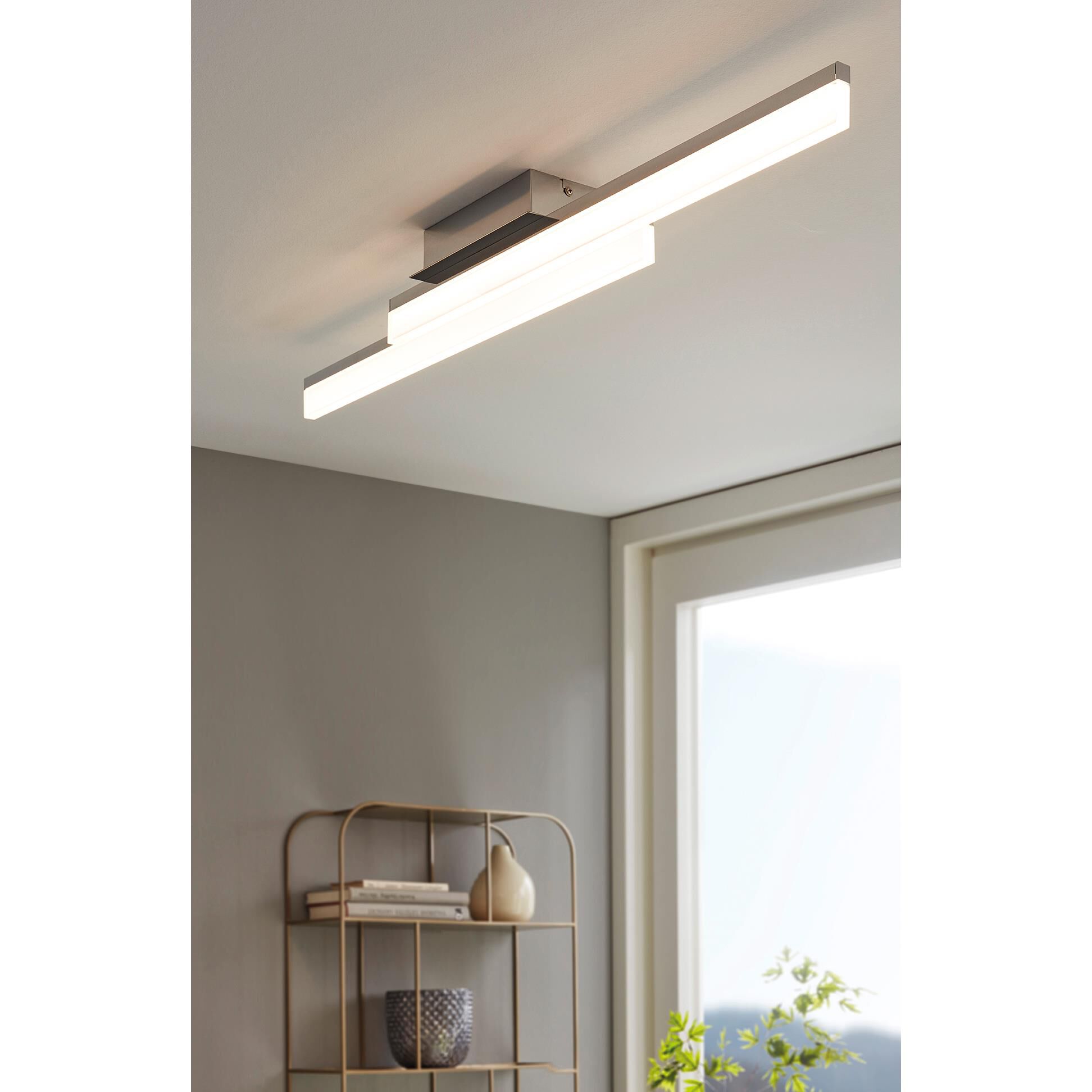 Eglo Palmital 1 34 Inch 1 Light LED Semi Flush Mount by Eglo Lighting