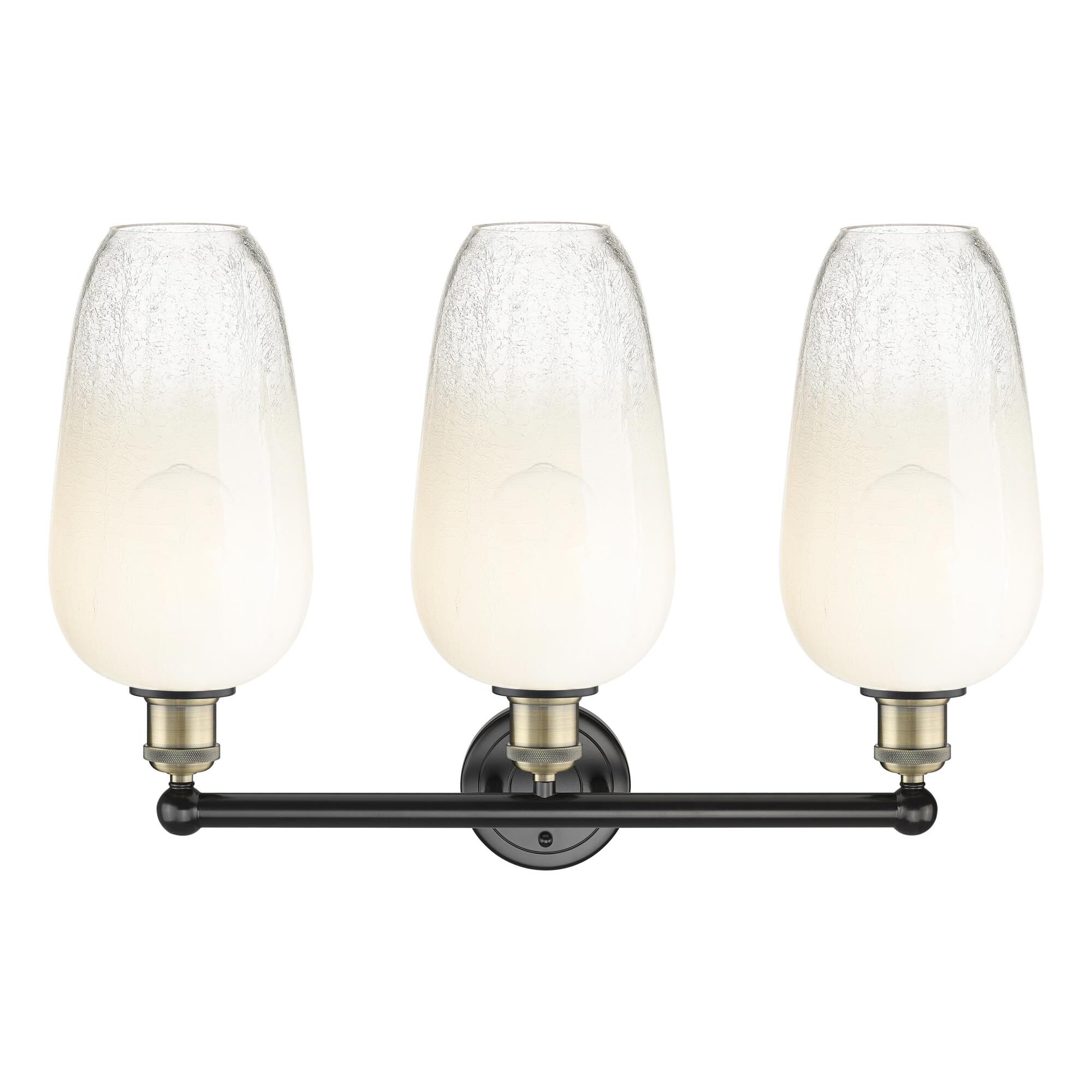 Shown in Black Antique Brass finish and Opal glass